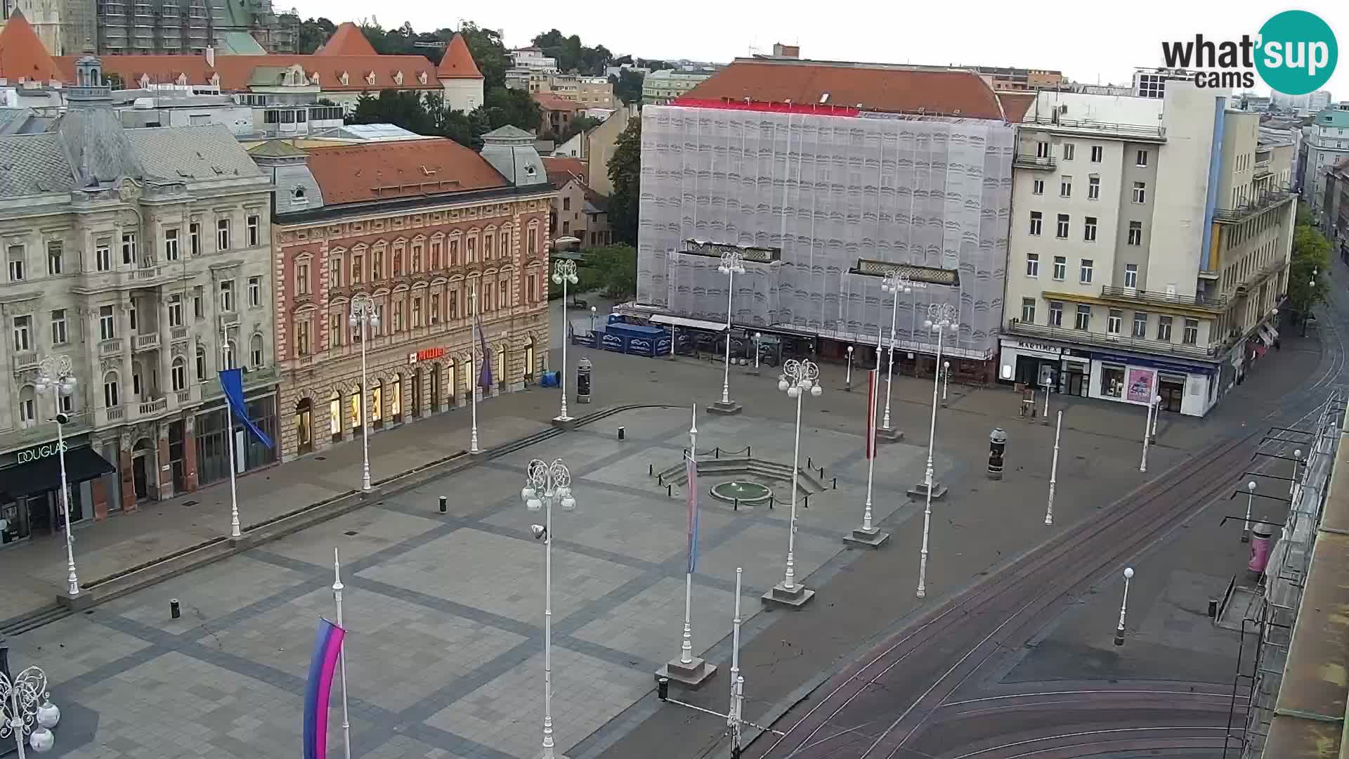 LIVE Webcam Zagreb Hotel Dubrovnik | Ban Jelačić square