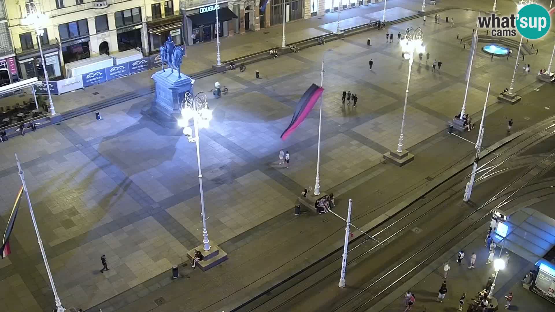 Ban Jelačić Platz  Live webcam Zagreb – Hotel Dubrovnik