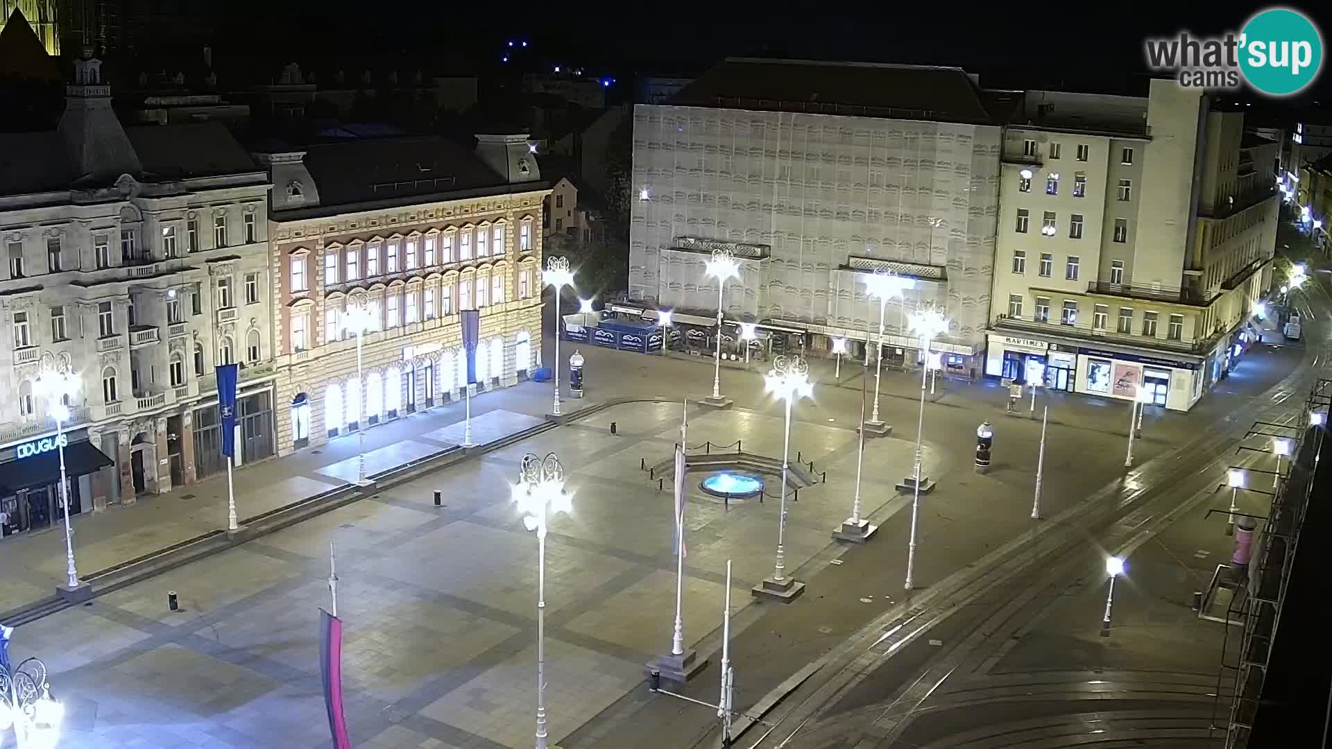 Ban Jelačić Platz  Live webcam Zagreb – Hotel Dubrovnik