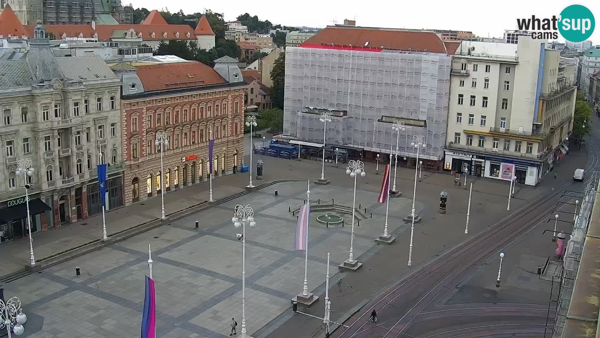 Piazza Ban Jelačić livecam Zagreb – Hotel Dubrovnik