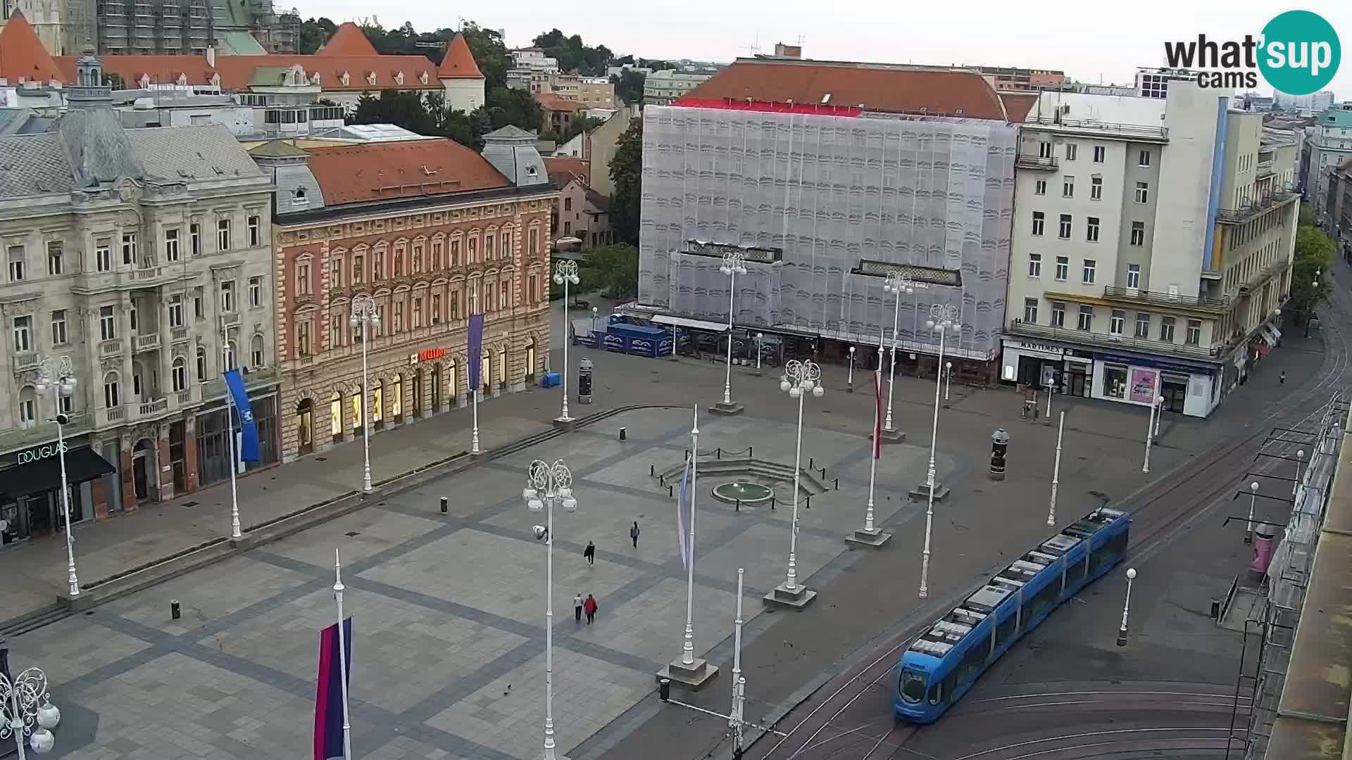 Piazza Ban Jelačić livecam Zagreb – Hotel Dubrovnik