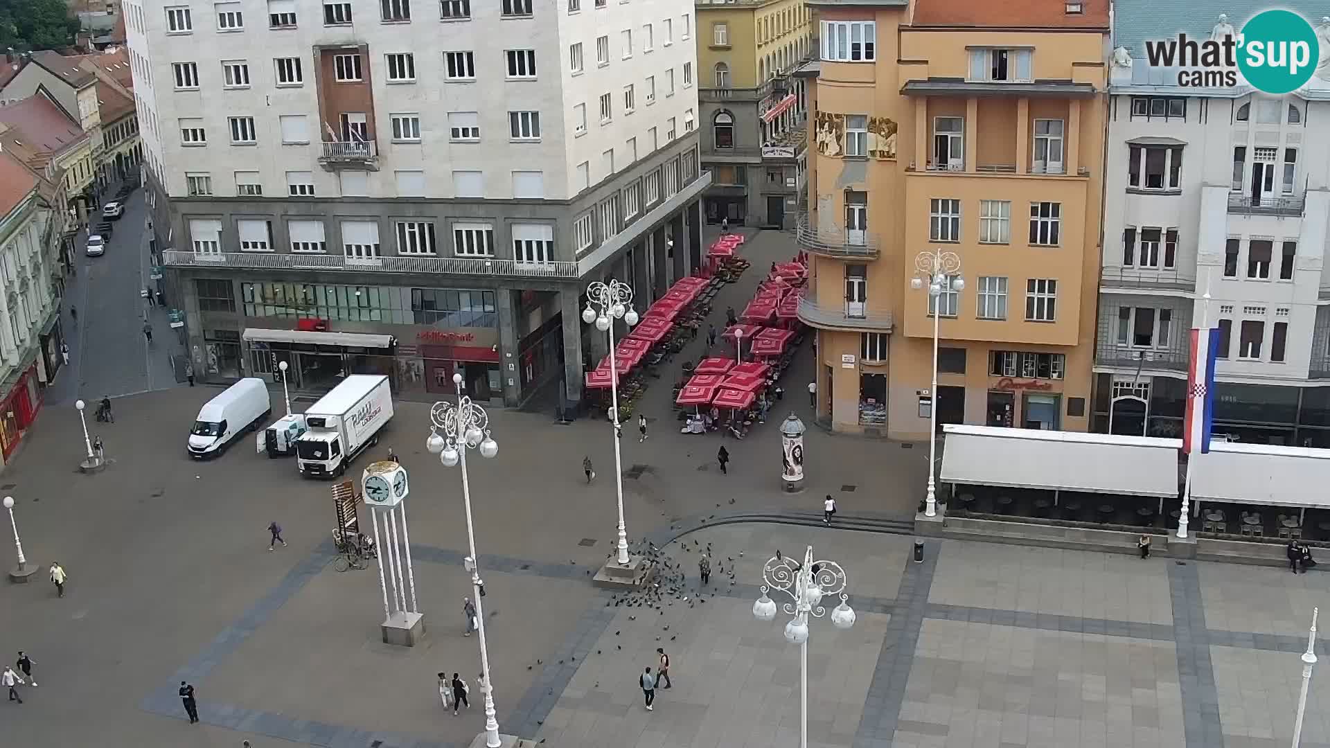 Ban Jelačić Platz  Live webcam Zagreb – Hotel Dubrovnik