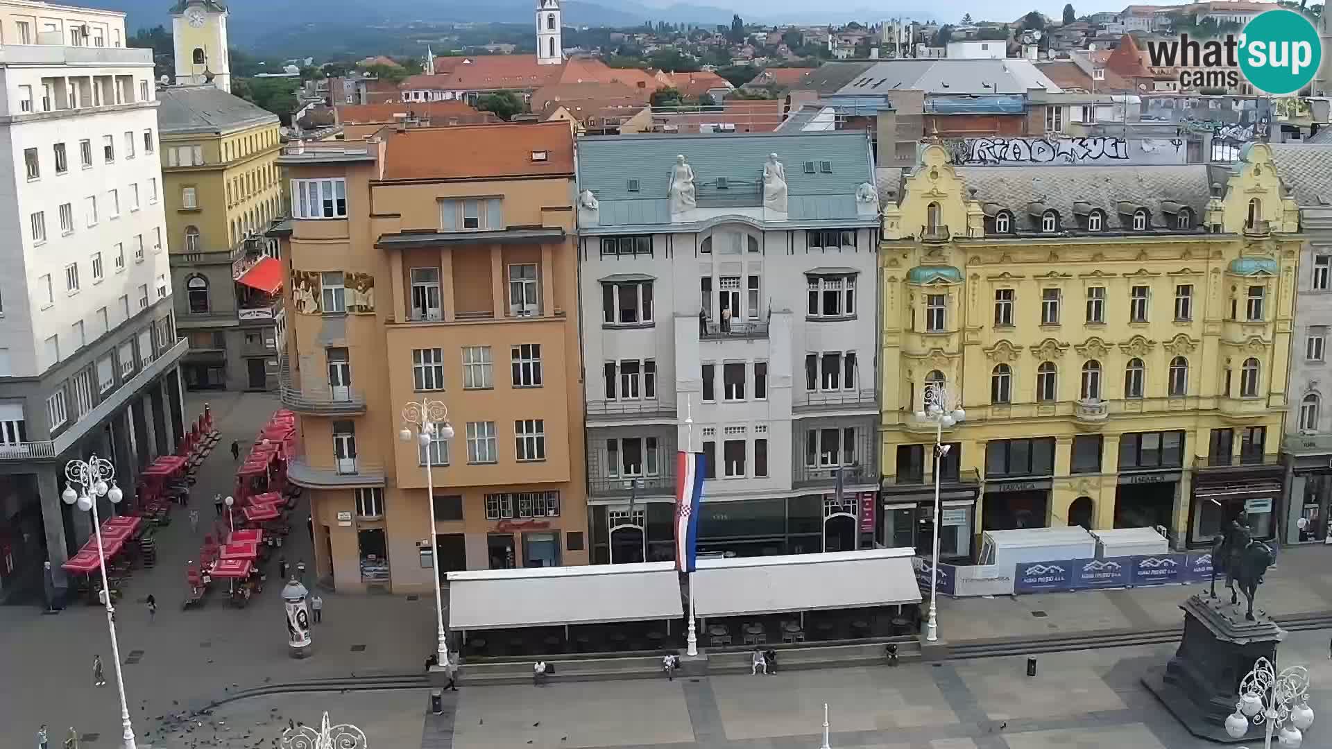Ban Jelačić Platz  Live webcam Zagreb – Hotel Dubrovnik