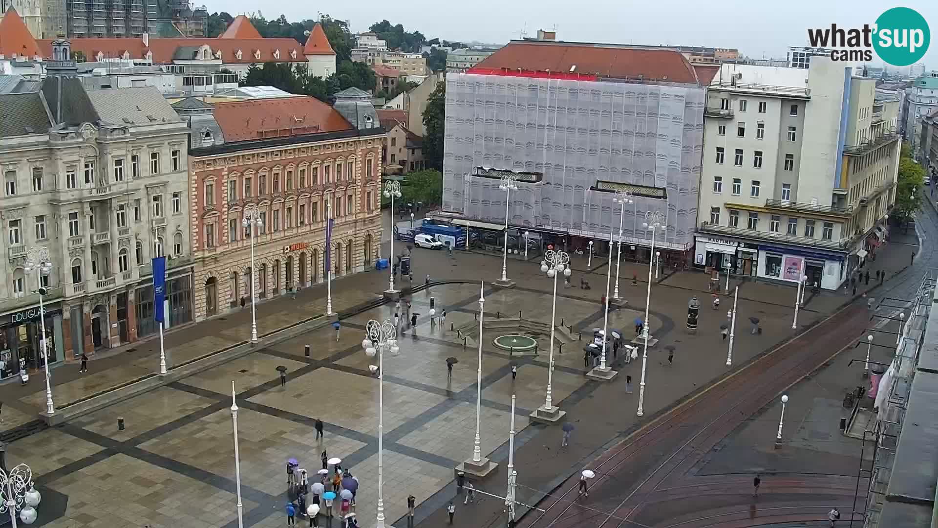 Piazza Ban Jelačić livecam Zagreb – Hotel Dubrovnik