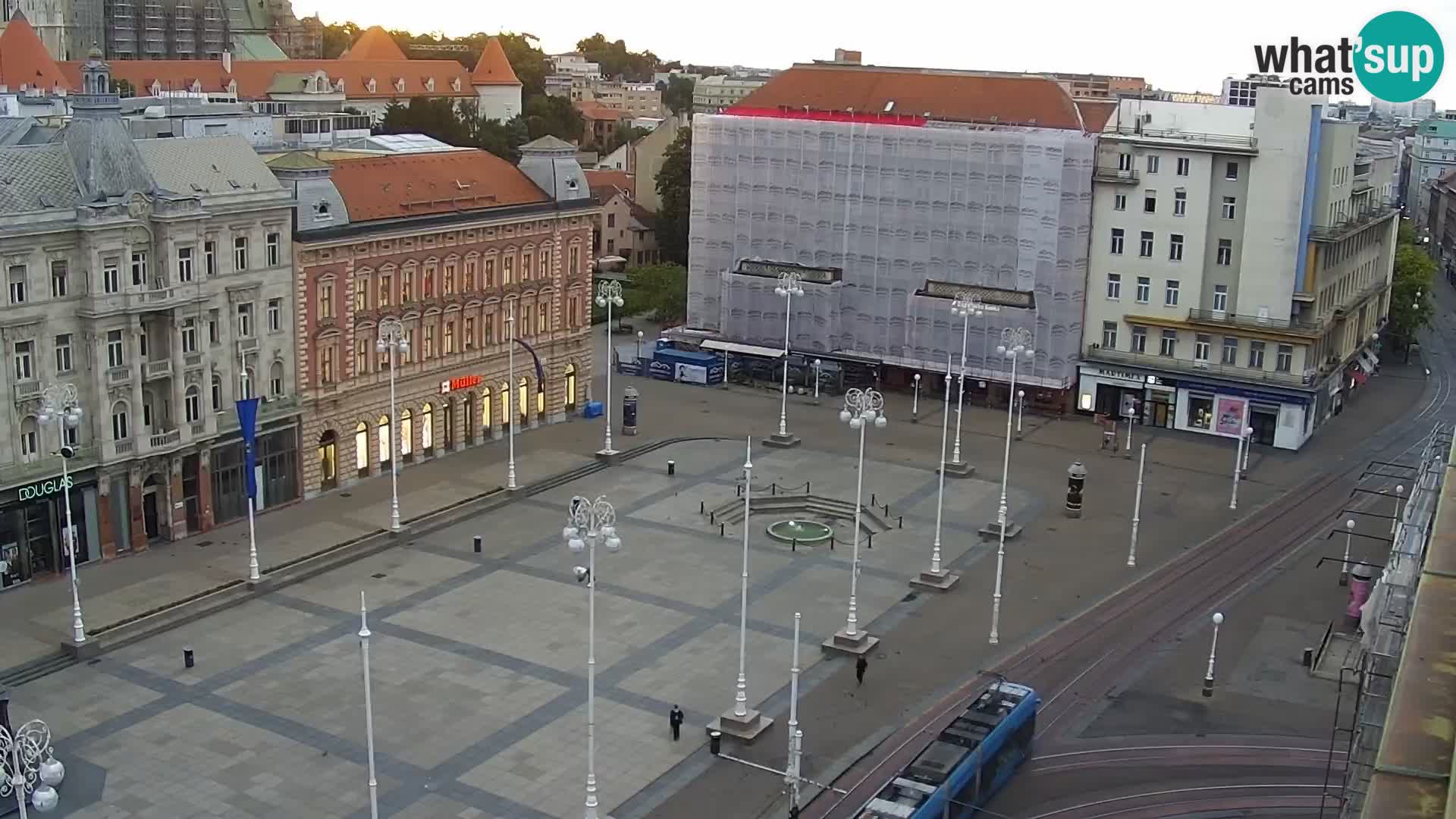 Plaza Ban Jelačić camera en vivo Zagreb – Hotel Dubrovnik
