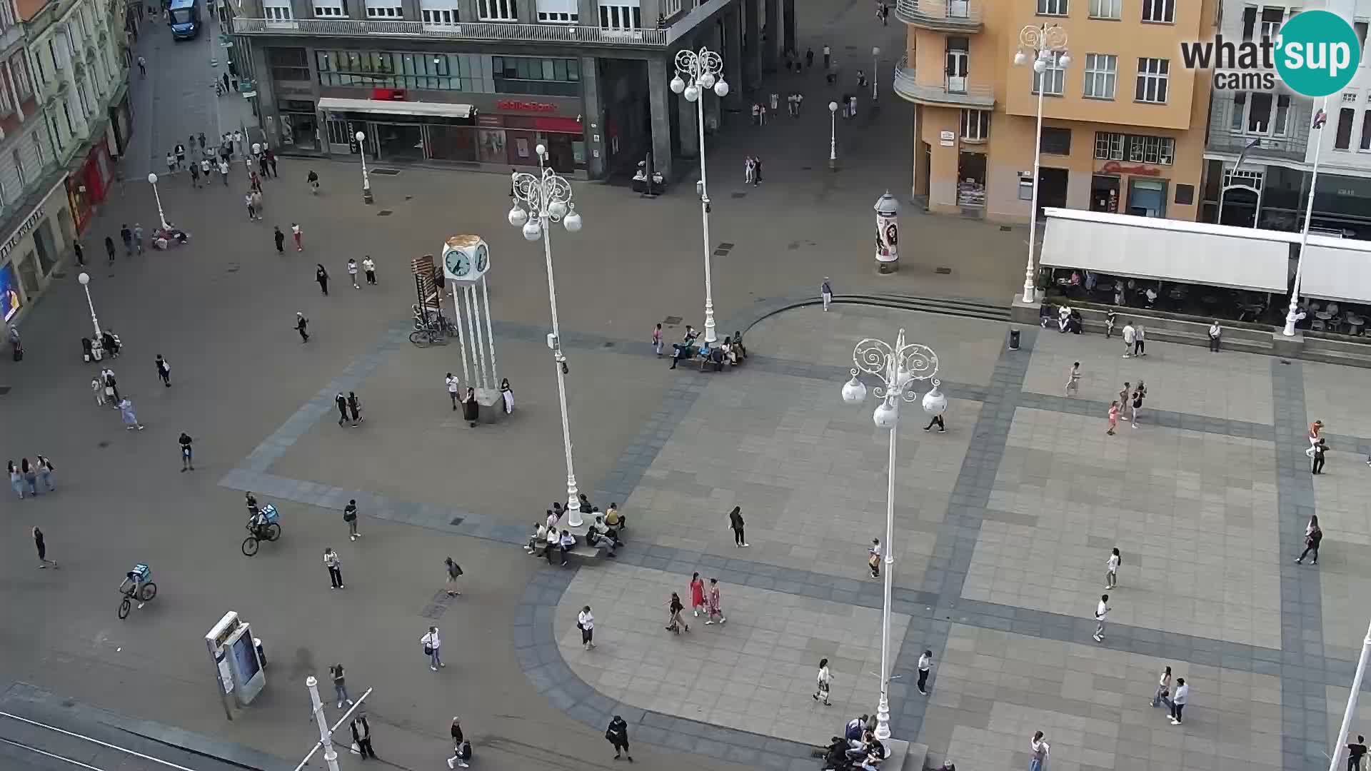 Ban Jelačić Platz  Live webcam Zagreb – Hotel Dubrovnik