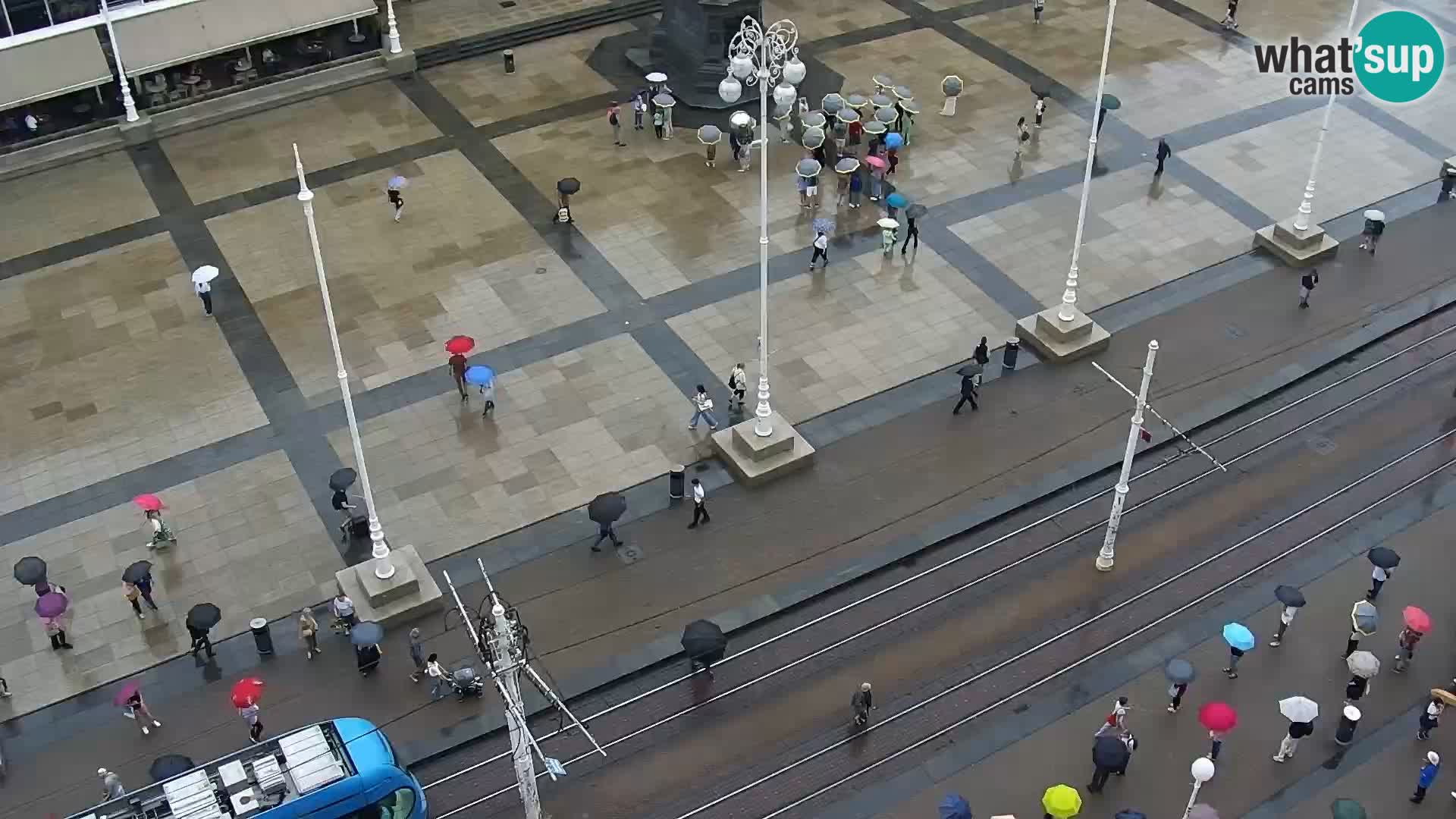 Kamera v živo Zagreb – Trg Bana Jelačića
