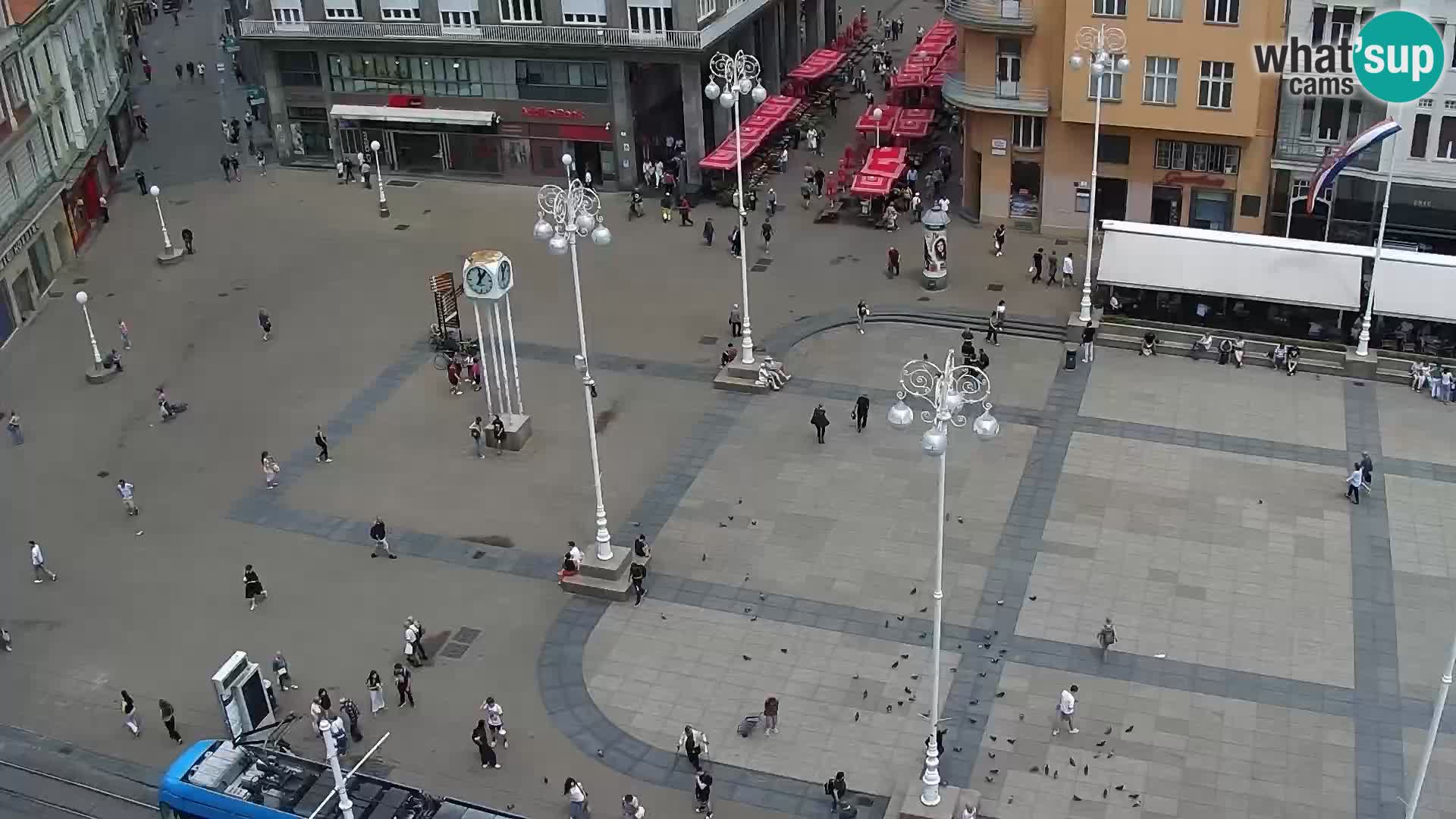 Trg Bana Jelačića web kamera Zagreb – Hotel Dubrovnik