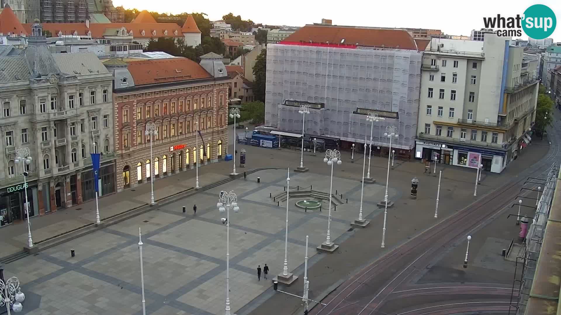 Ban Jelačić Platz  Live webcam Zagreb – Hotel Dubrovnik