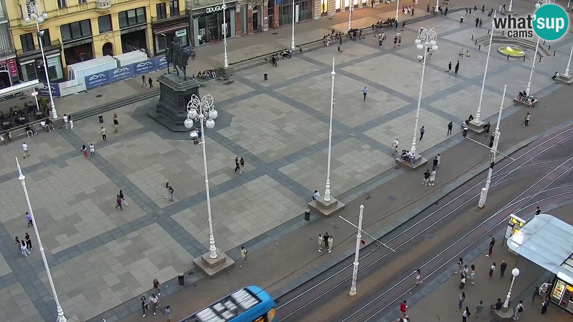 Plaza Ban Jelačić camera en vivo Zagreb – Hotel Dubrovnik