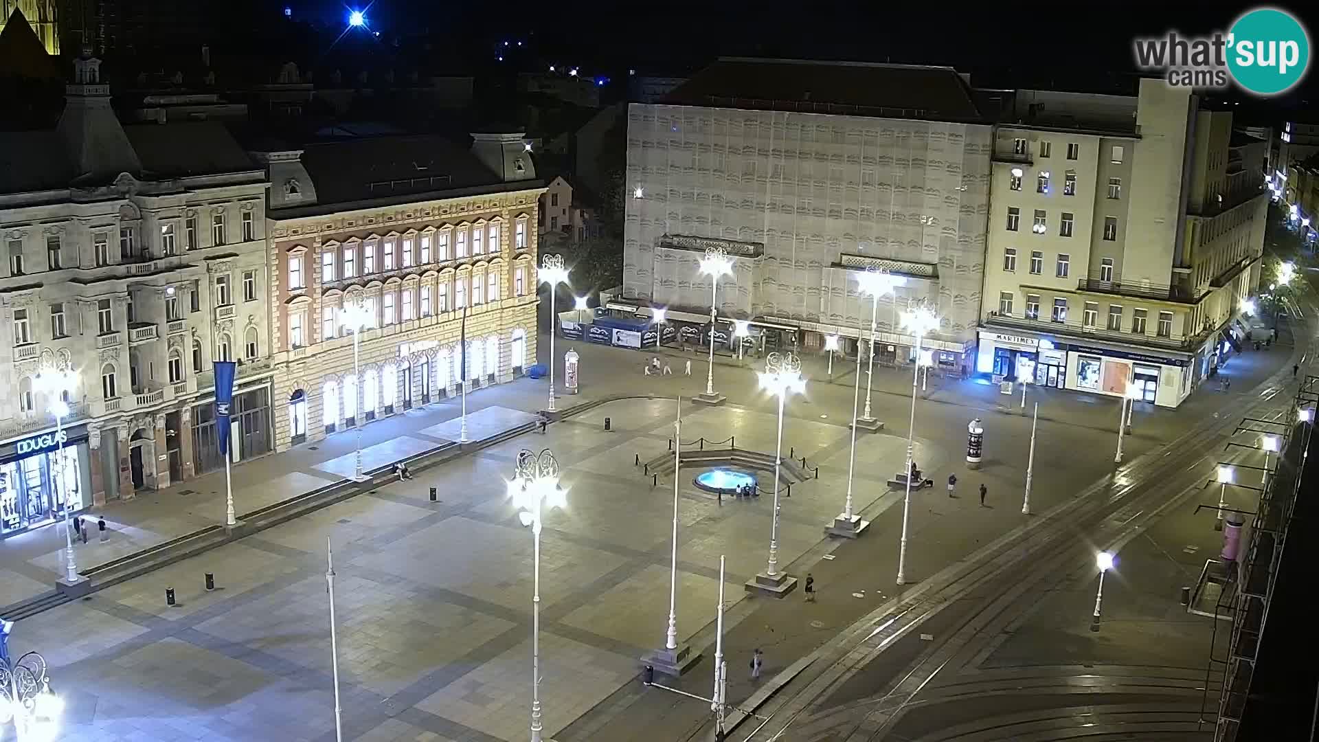 LIVE Webcam Zagreb Hotel Dubrovnik | Ban Jelačić square