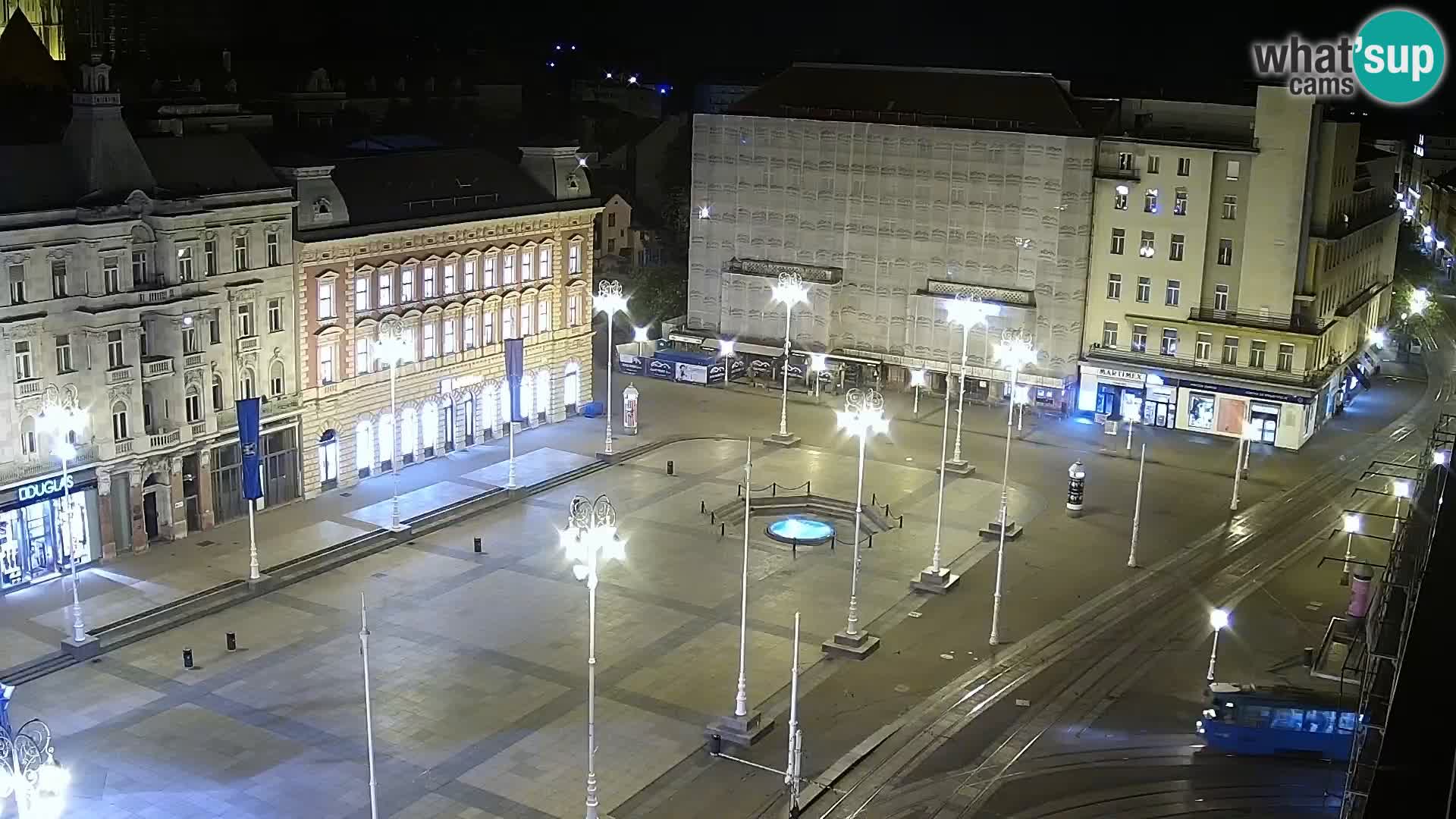 LIVE Webcam Zagreb Hotel Dubrovnik | Ban Jelačić square
