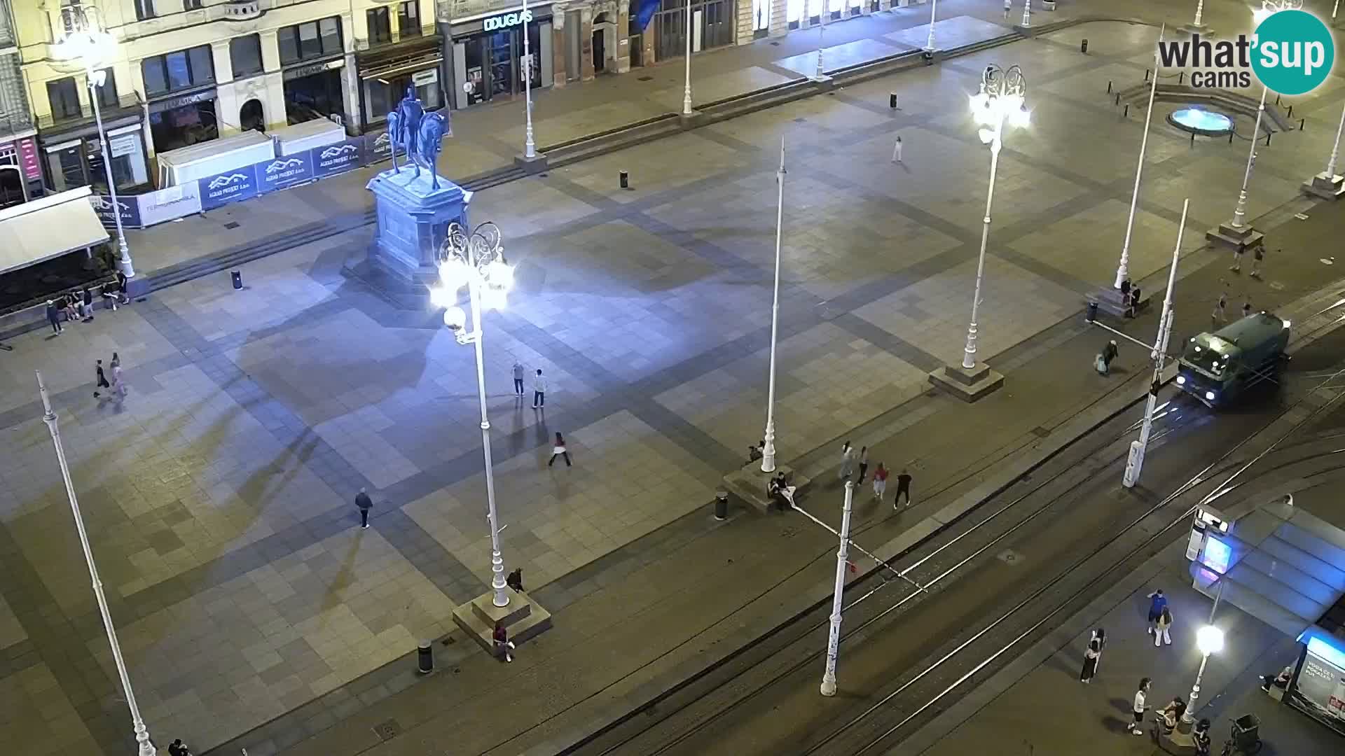 Kamera v živo Zagreb – Trg Bana Jelačića