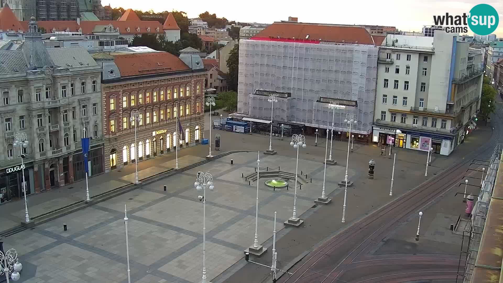 Piazza Ban Jelačić livecam Zagreb – Hotel Dubrovnik