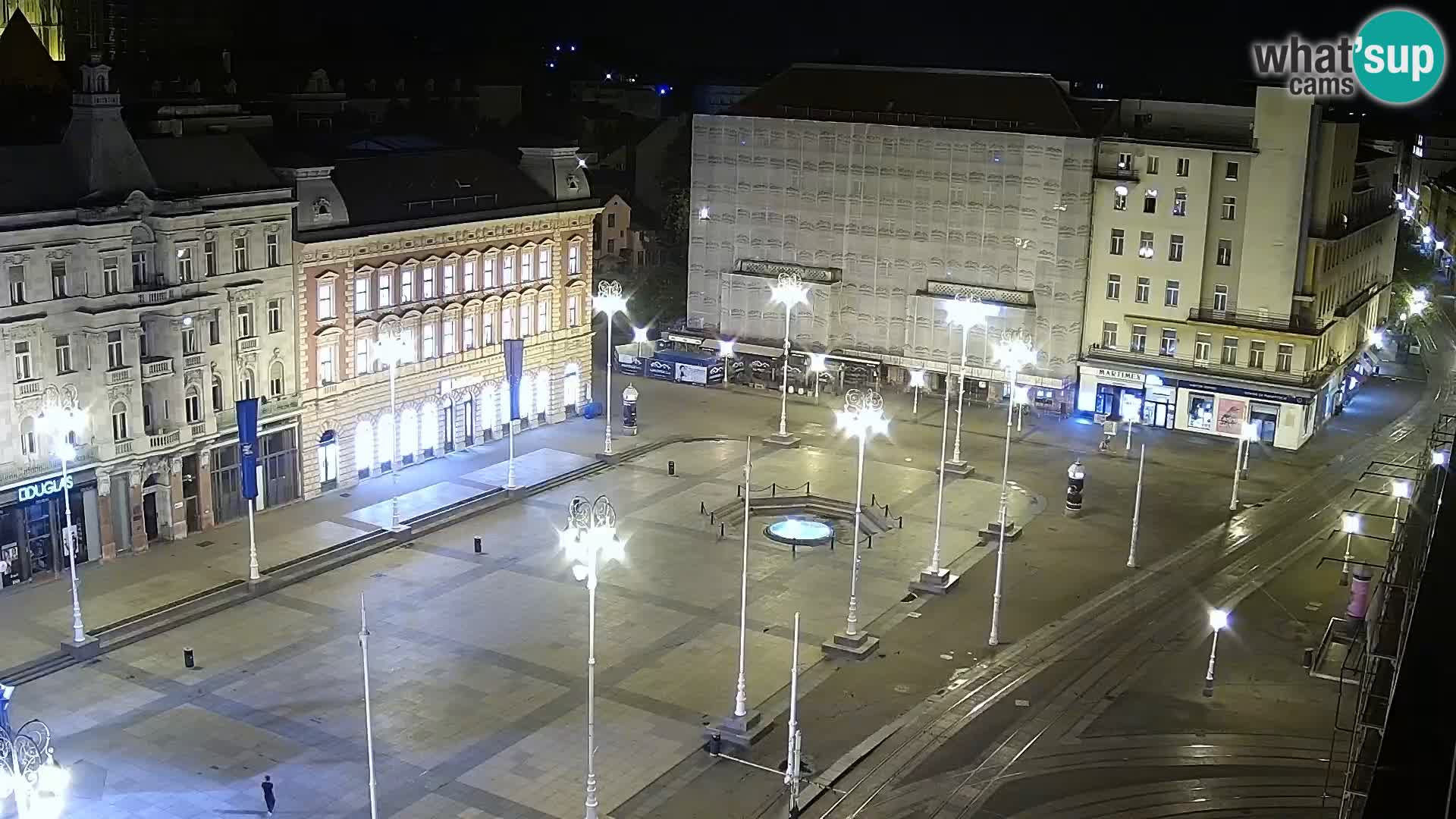 Kamera v živo Zagreb – Trg Bana Jelačića