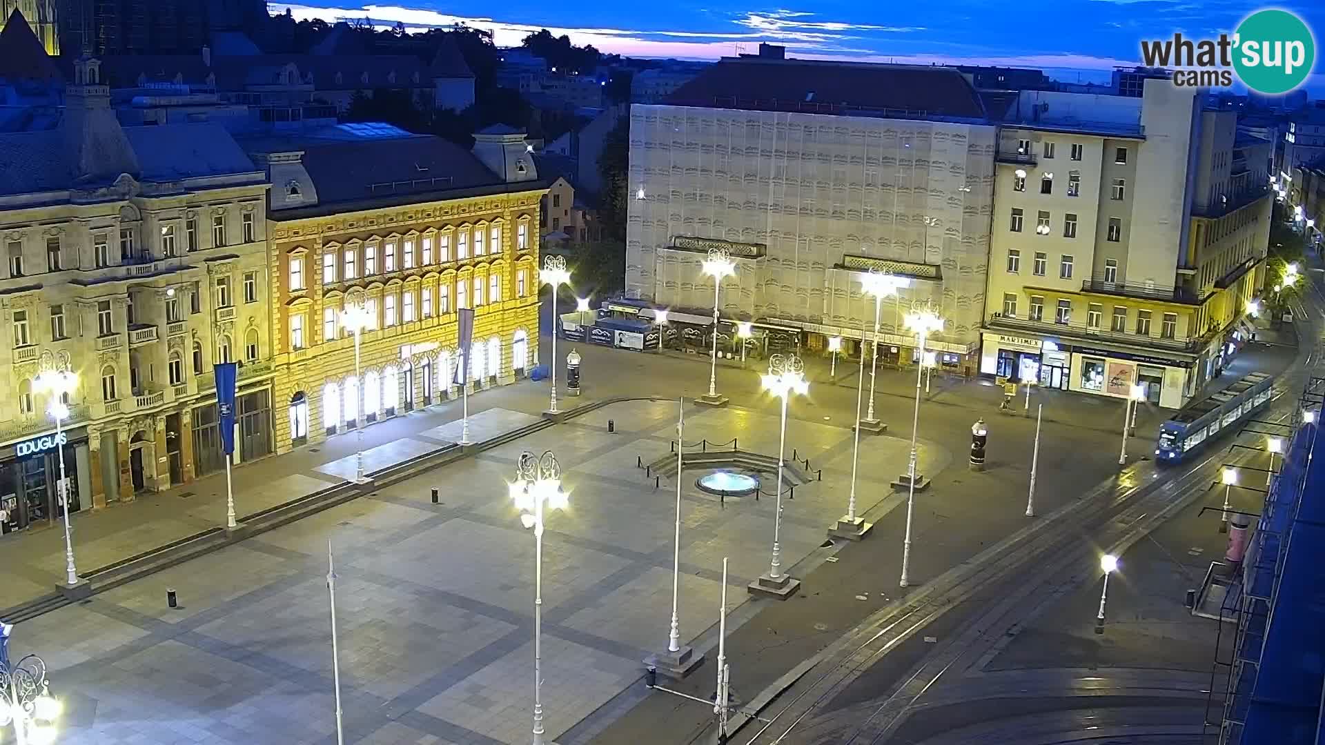 Ban Jelačić Platz  Live webcam Zagreb – Hotel Dubrovnik