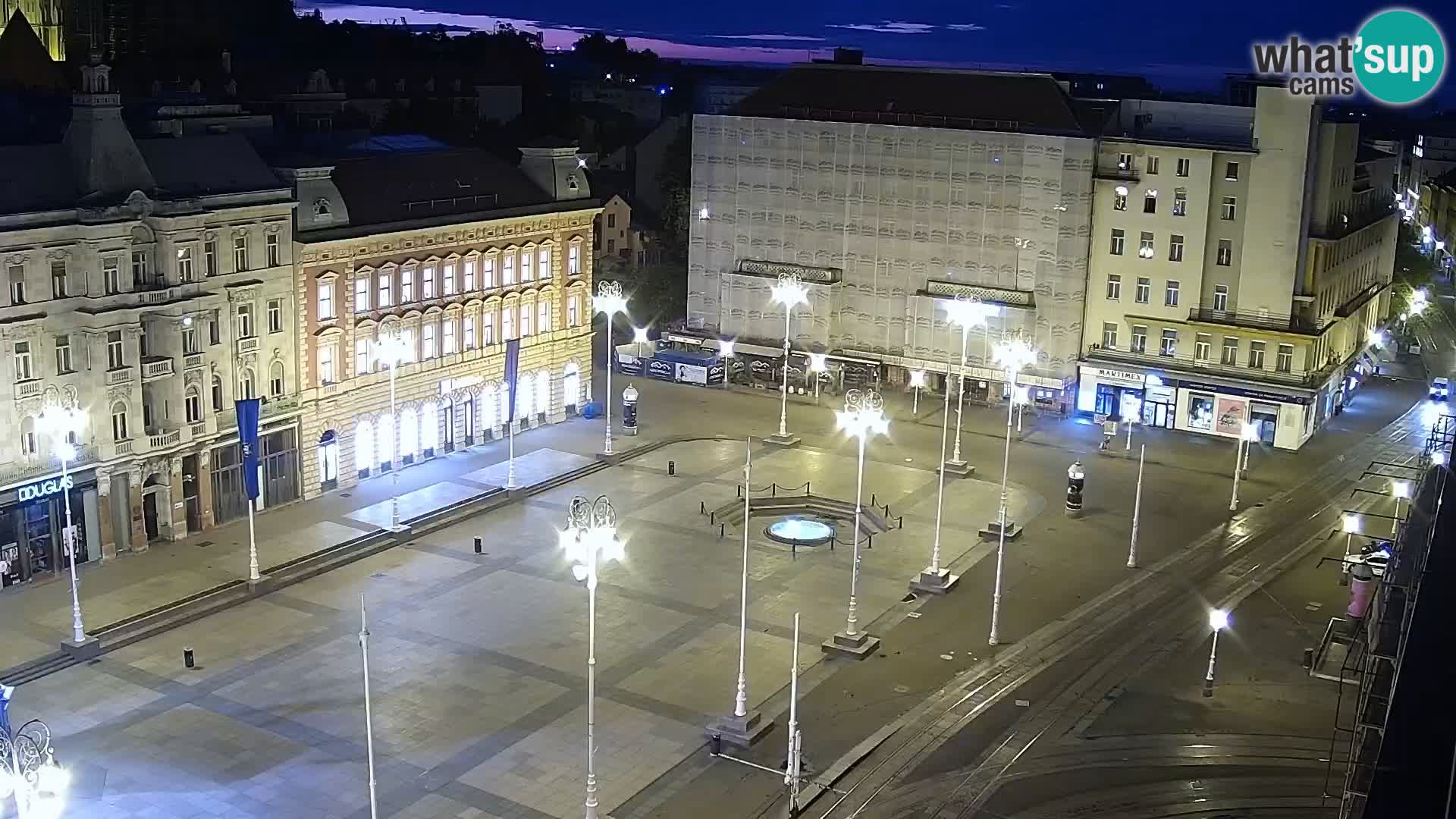 Zagreb – Bana Jelačića square panorama