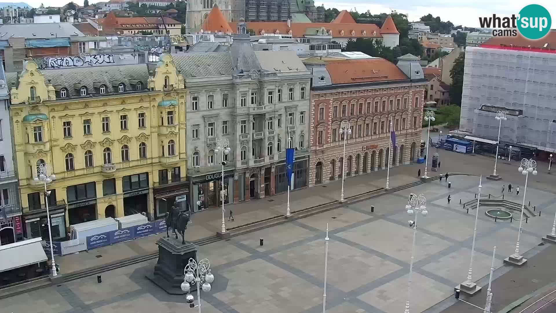 LIVE Webcam Zagreb Hotel Dubrovnik | Ban Jelačić square
