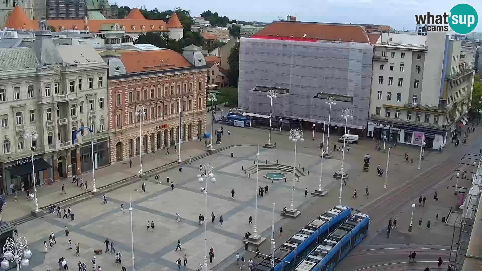 Plaza Ban Jelačić camera en vivo Zagreb – Hotel Dubrovnik