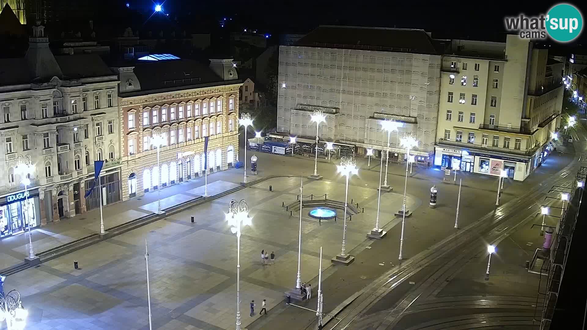 Kamera v živo Zagreb – Trg Bana Jelačića