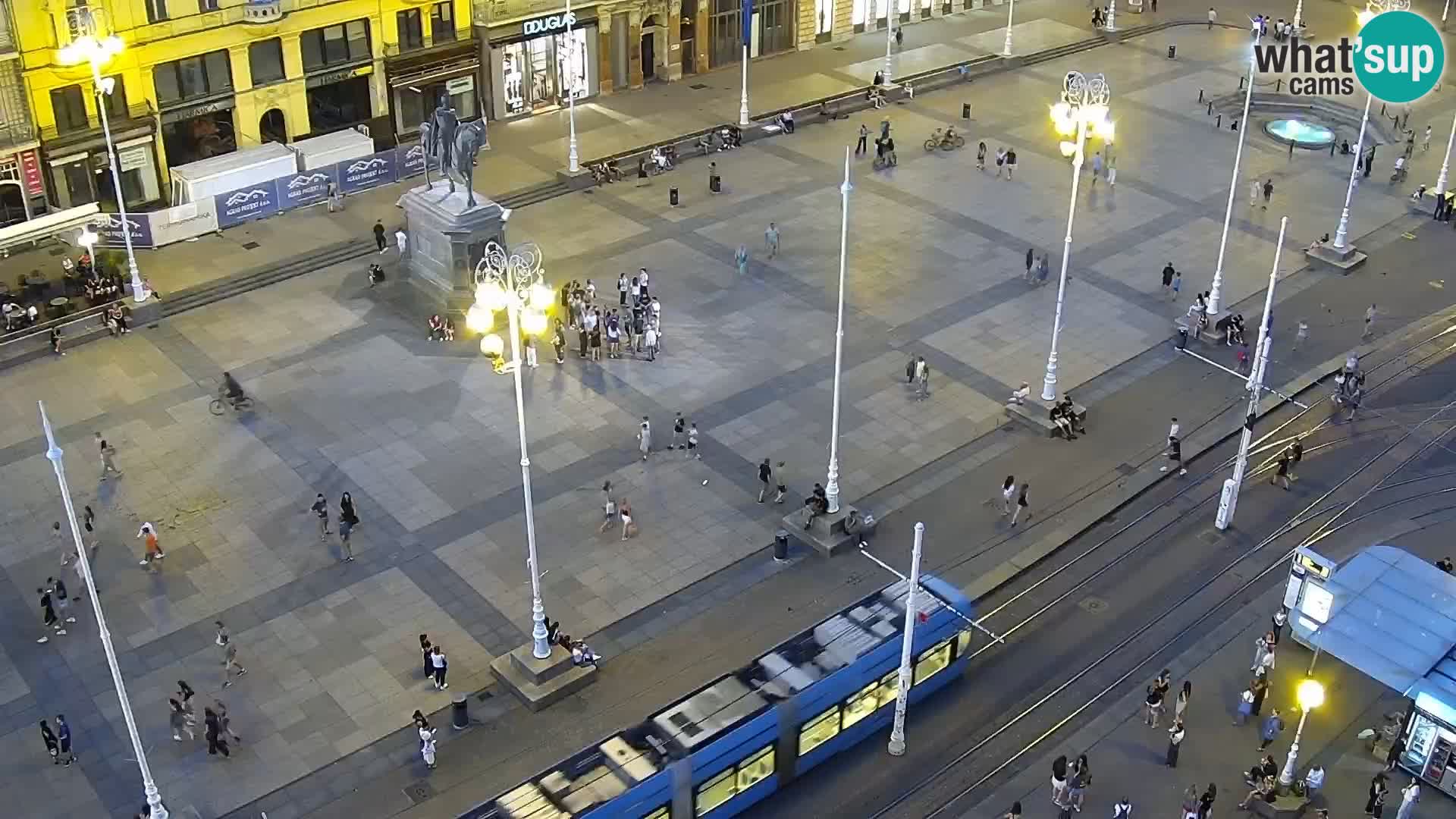 Zagreb – Bana Jelačića square panorama