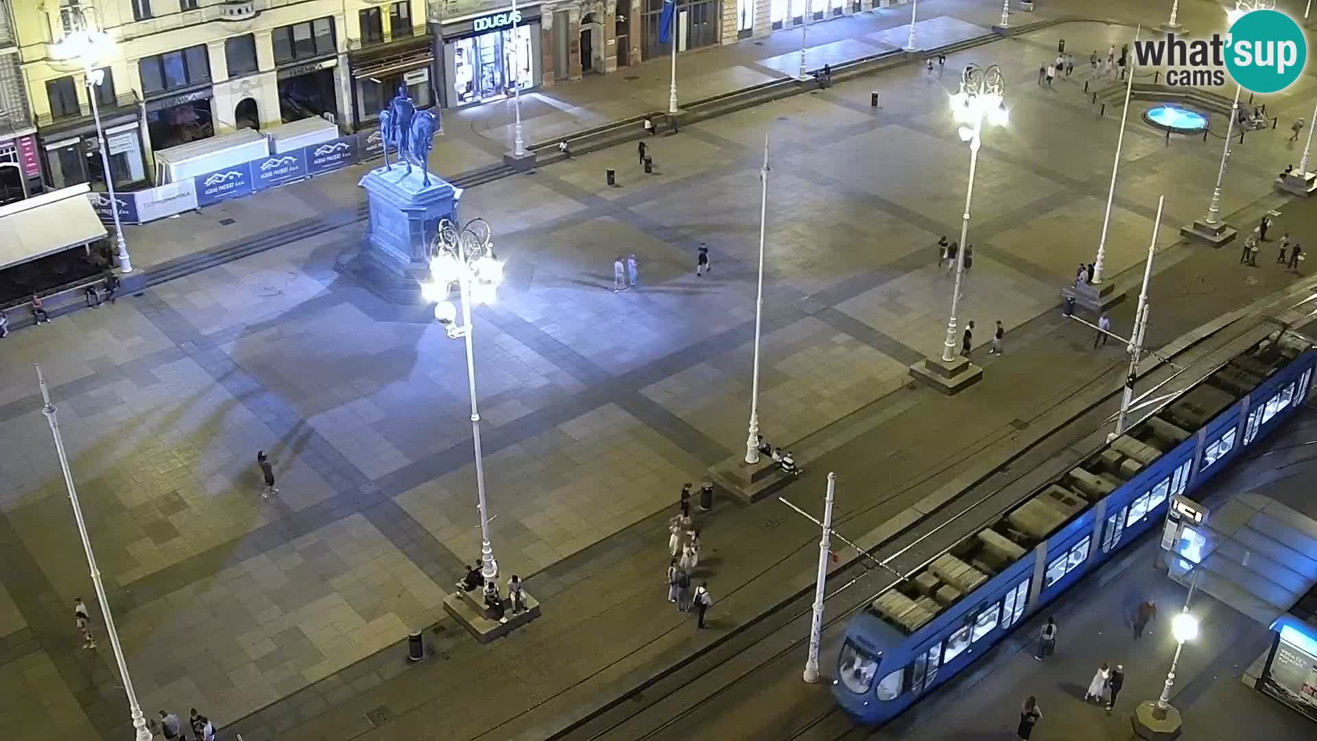 Zagreb – Bana Jelačića square panorama