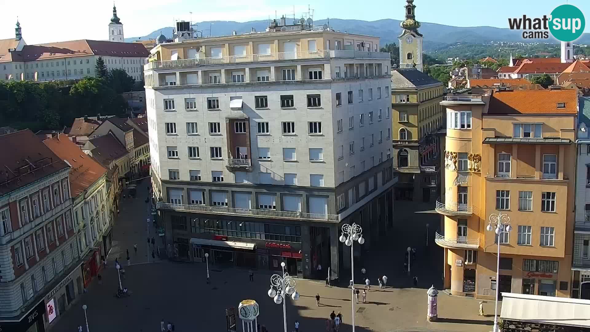 Piazza Ban Jelačić livecam Zagreb – Hotel Dubrovnik