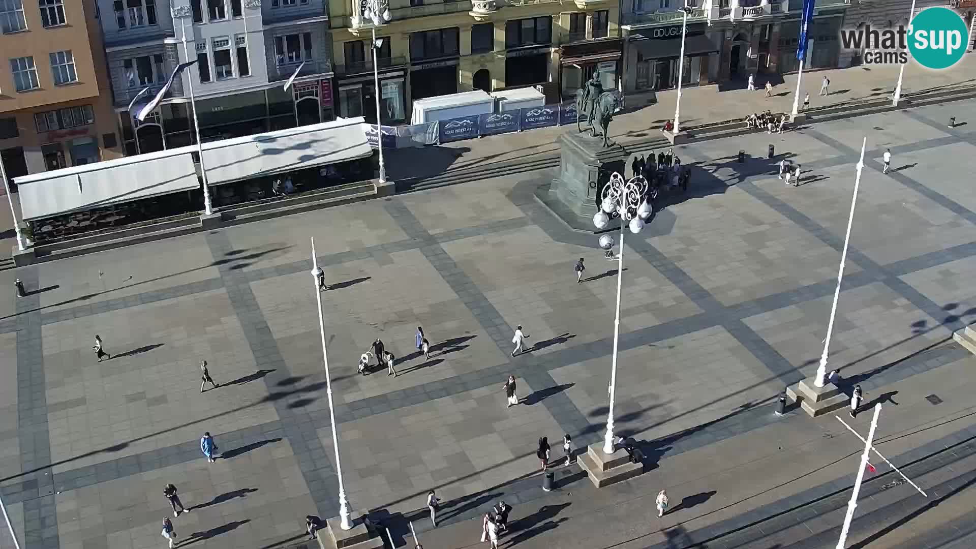 Webcam live Zagreb – Piazza Ban Jelačić