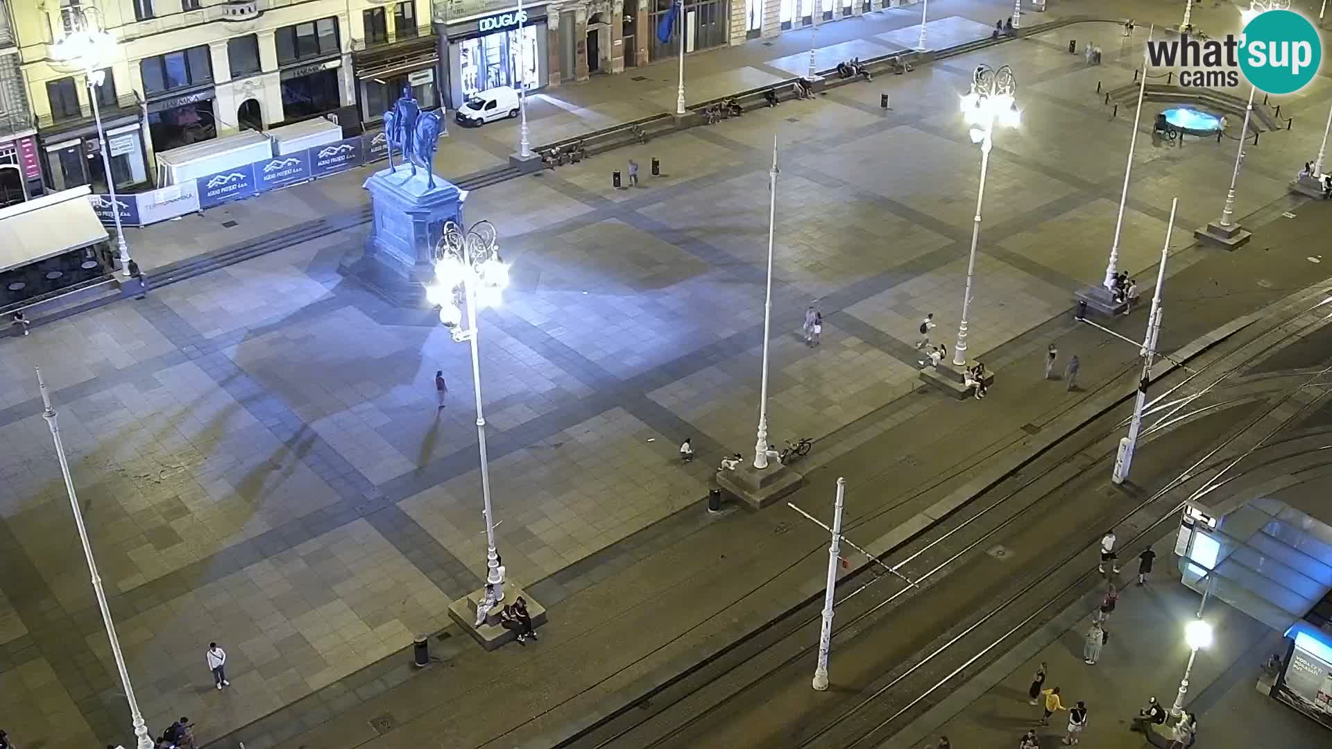 Plaza Ban Jelačić camera en vivo Zagreb – Hotel Dubrovnik