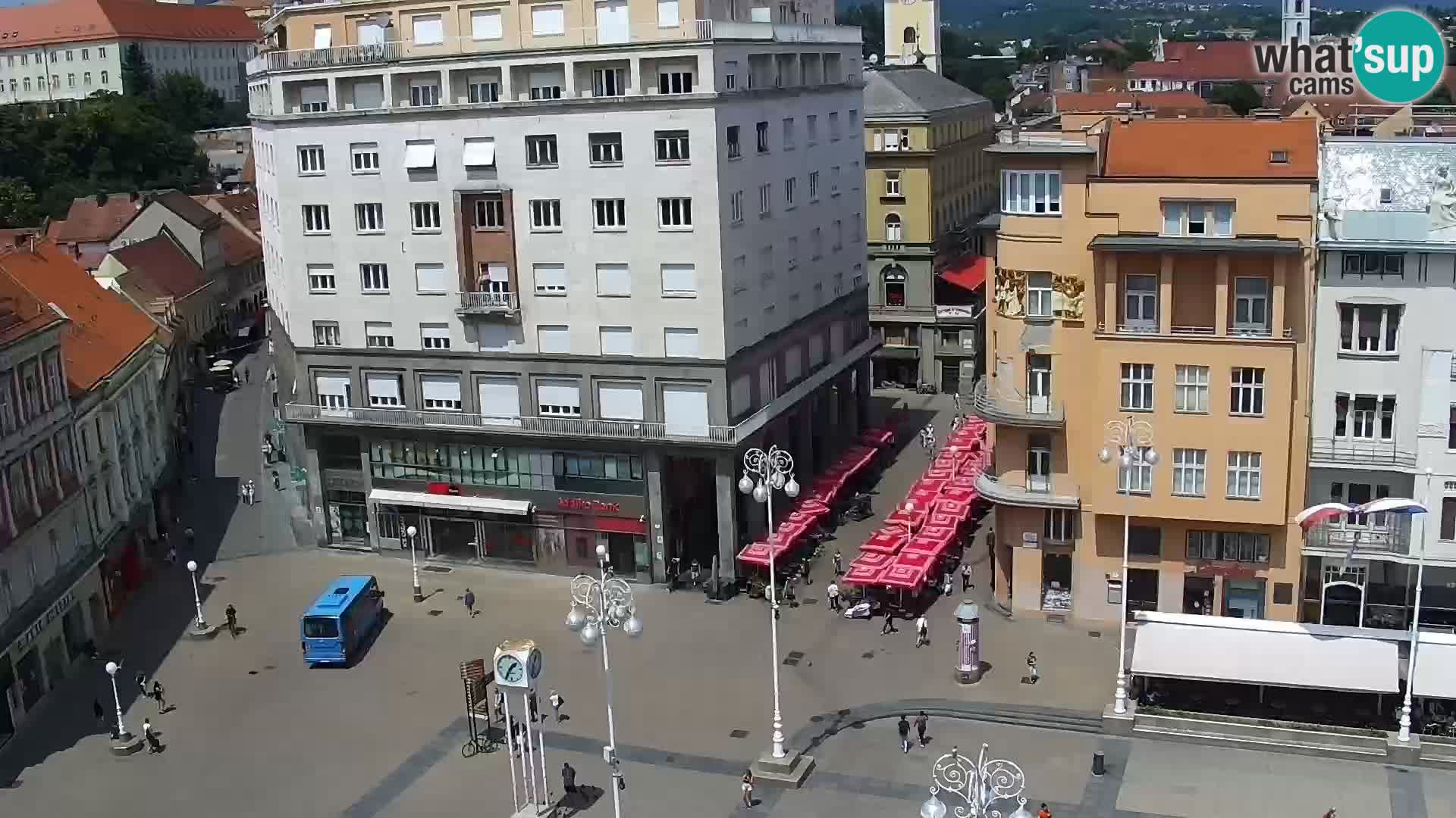 Webcam live Zagreb – Ban Jelačić Platz