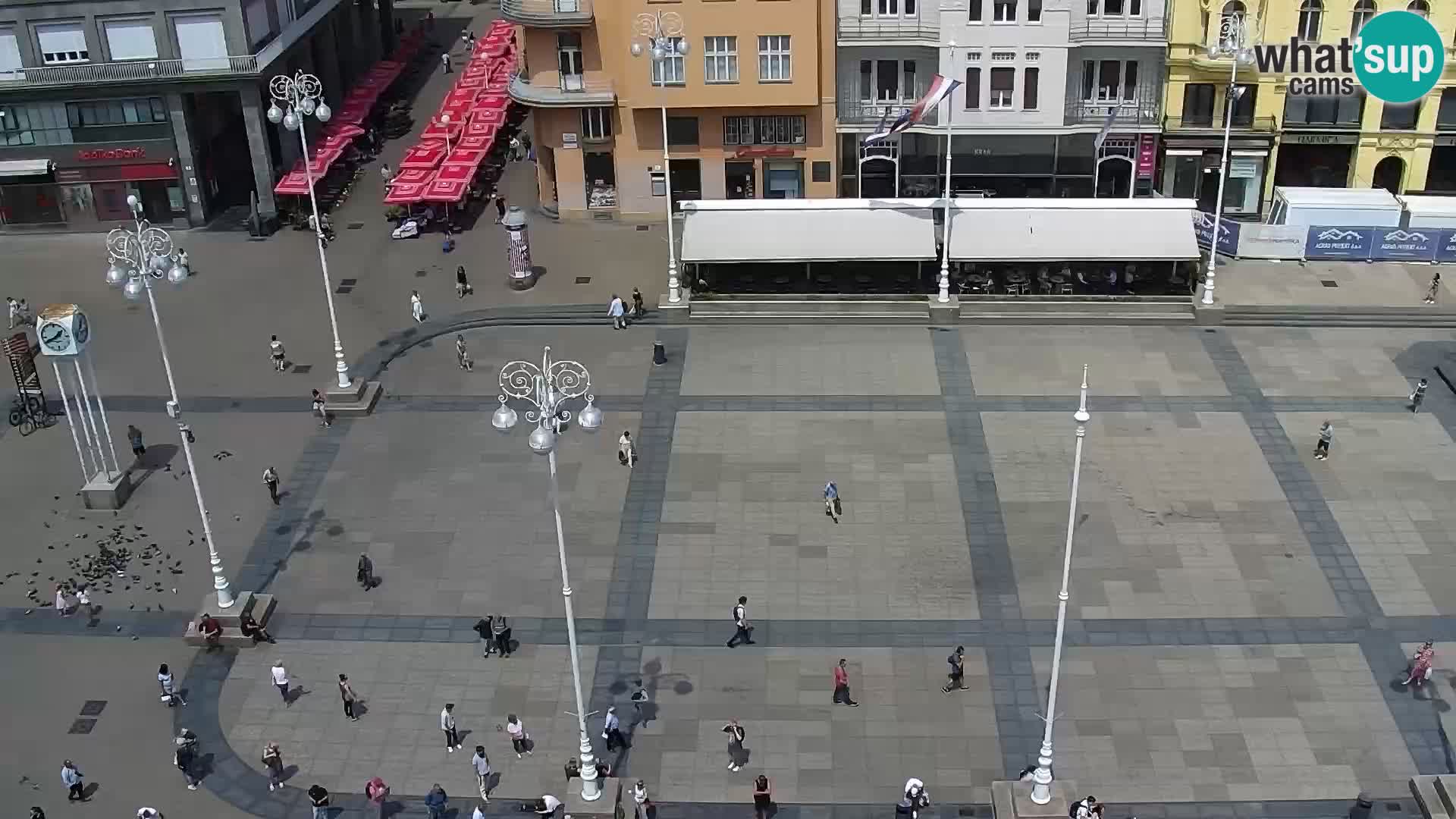 Piazza Ban Jelačić livecam Zagreb – Hotel Dubrovnik