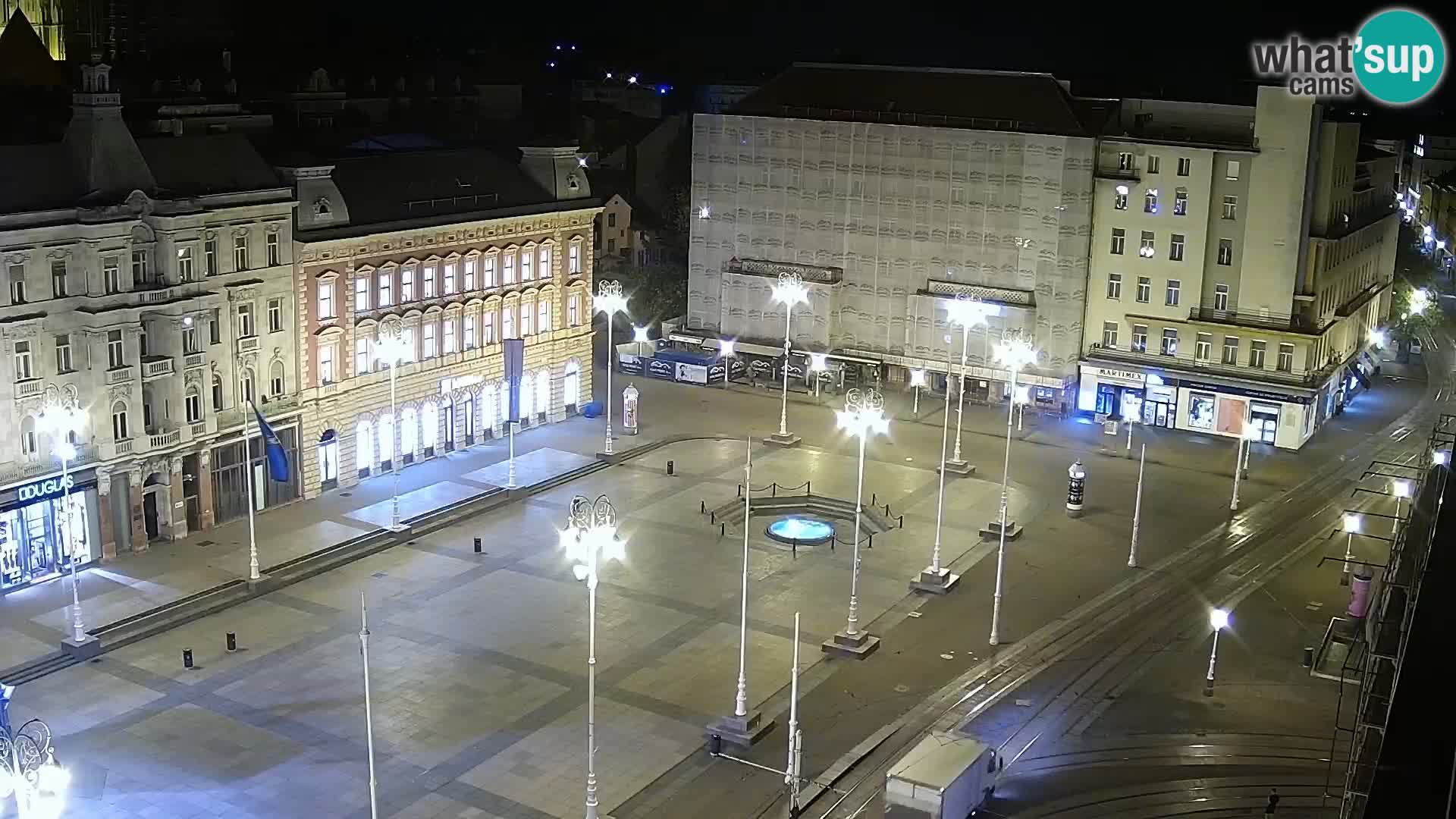 LIVE Webcam Zagreb Hotel Dubrovnik | Ban Jelačić square