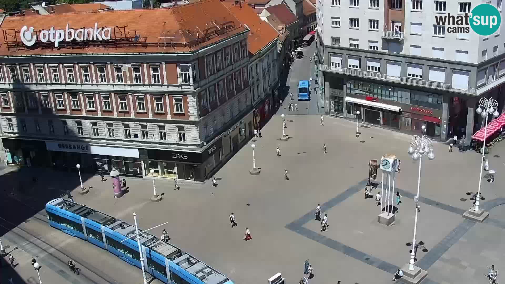 LIVE Webcam Zagreb Hotel Dubrovnik | Ban Jelačić square