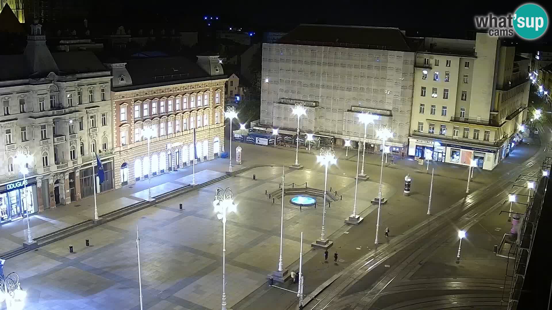 Kamera v živo Zagreb – Trg Bana Jelačića