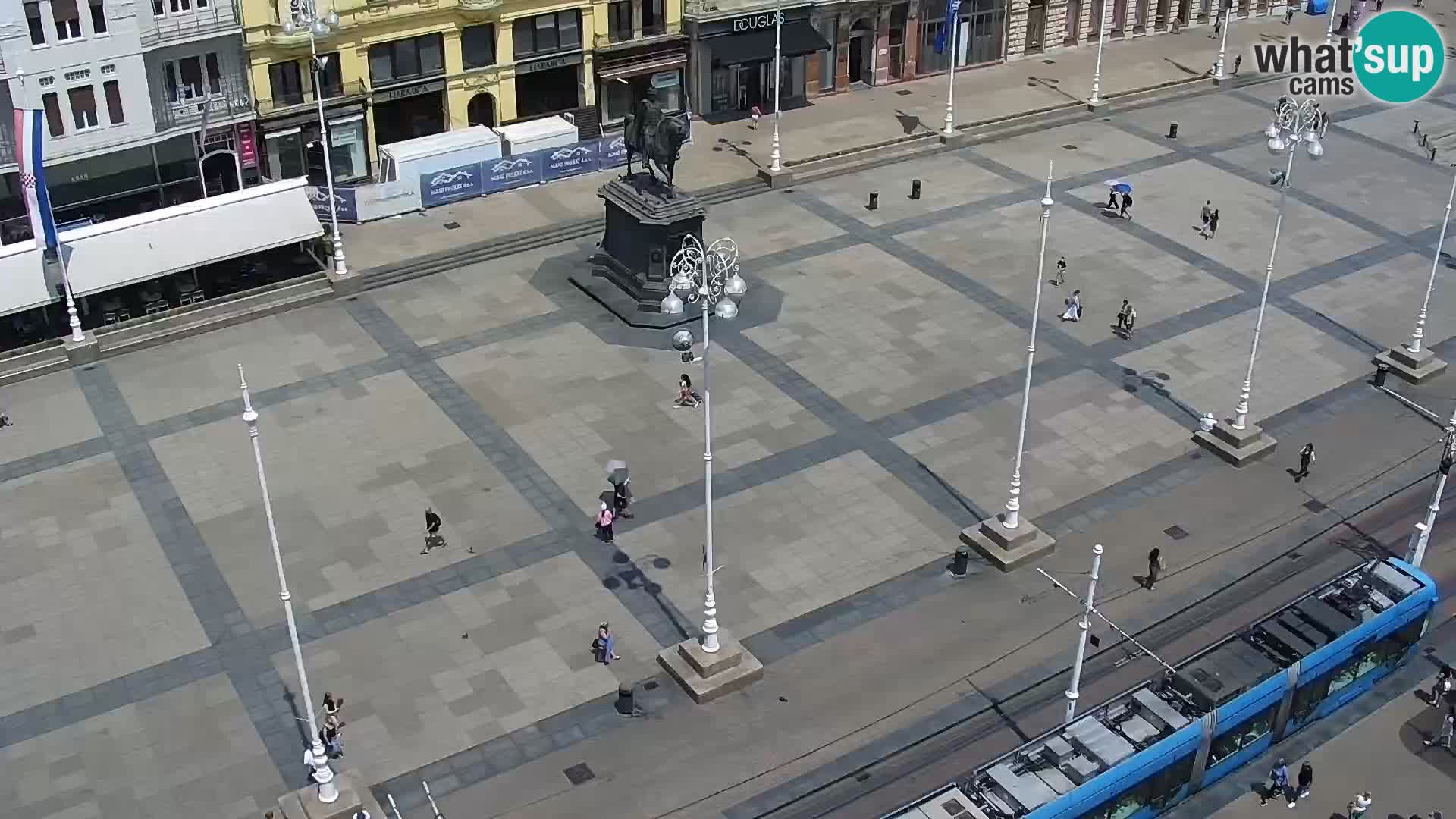 Webcam live Zagreb – Piazza Ban Jelačić