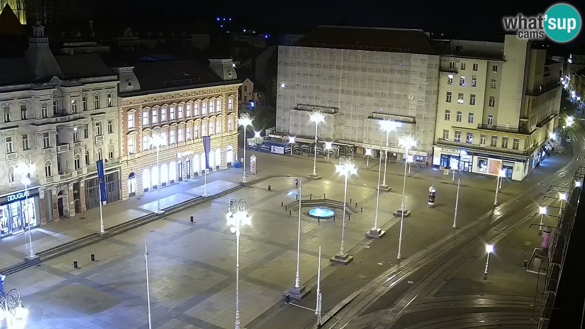 Plaza Ban Jelačić camera en vivo Zagreb – Hotel Dubrovnik