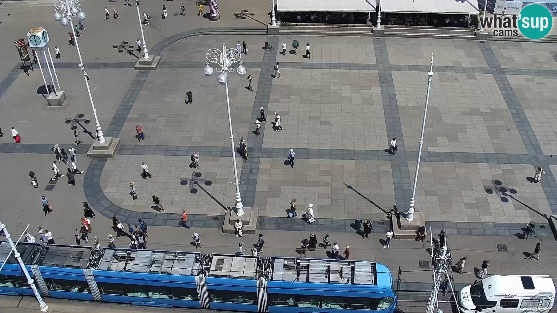 Trg Bana Jelačića web kamera Zagreb – Hotel Dubrovnik