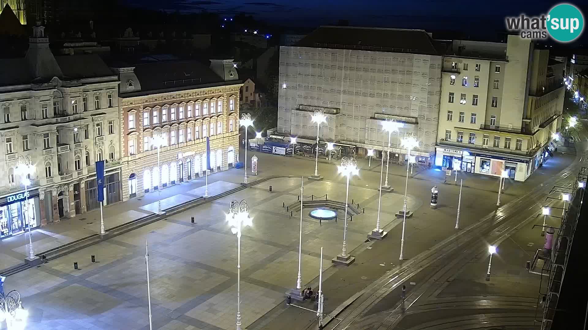 LIVE Webcam Zagreb Hotel Dubrovnik | Ban Jelačić square