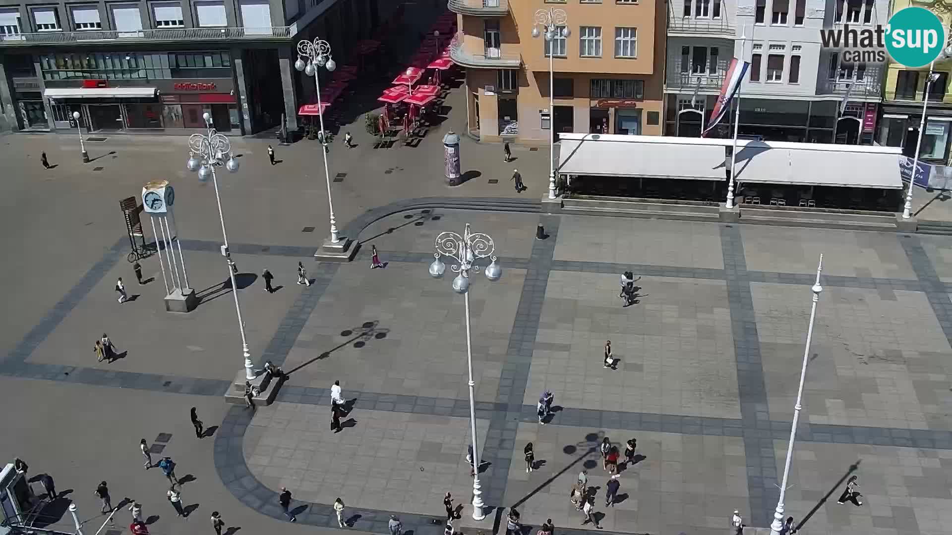 Zagreb – Bana Jelačića square panorama