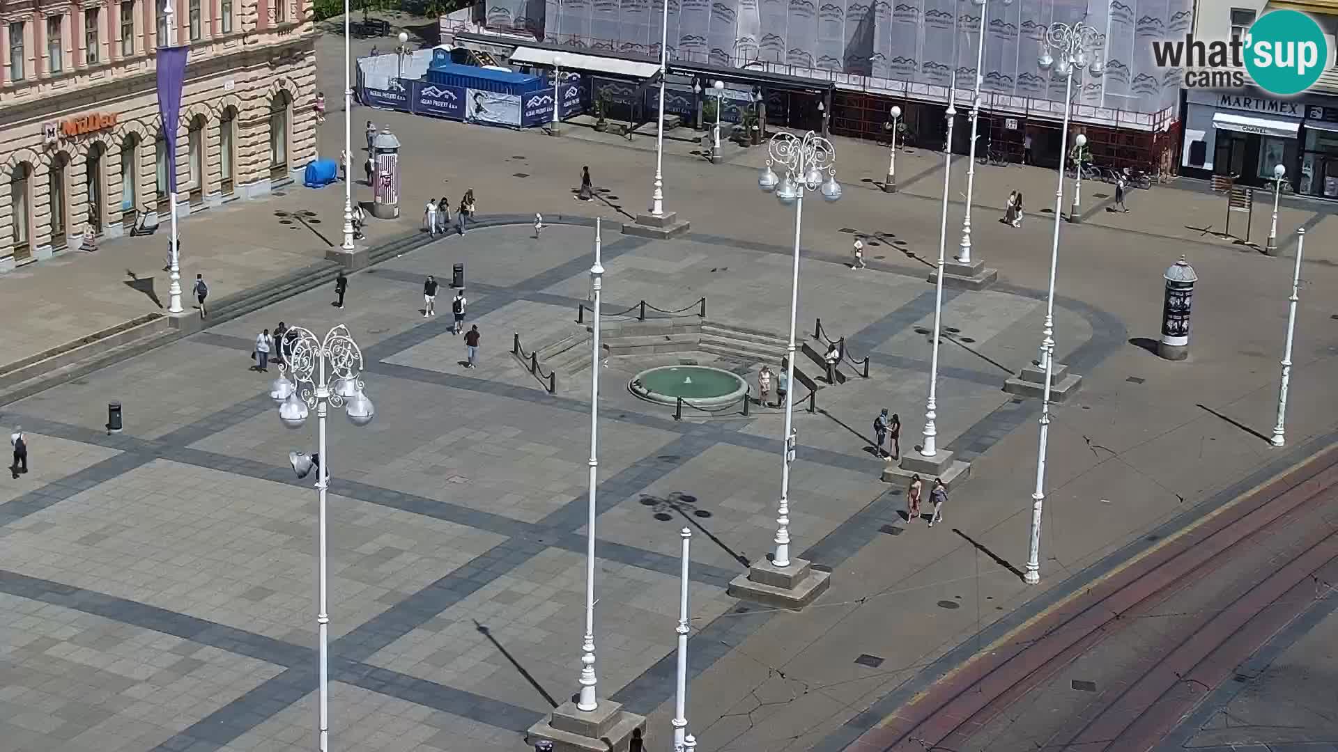 Zagreb – Bana Jelačića square panorama