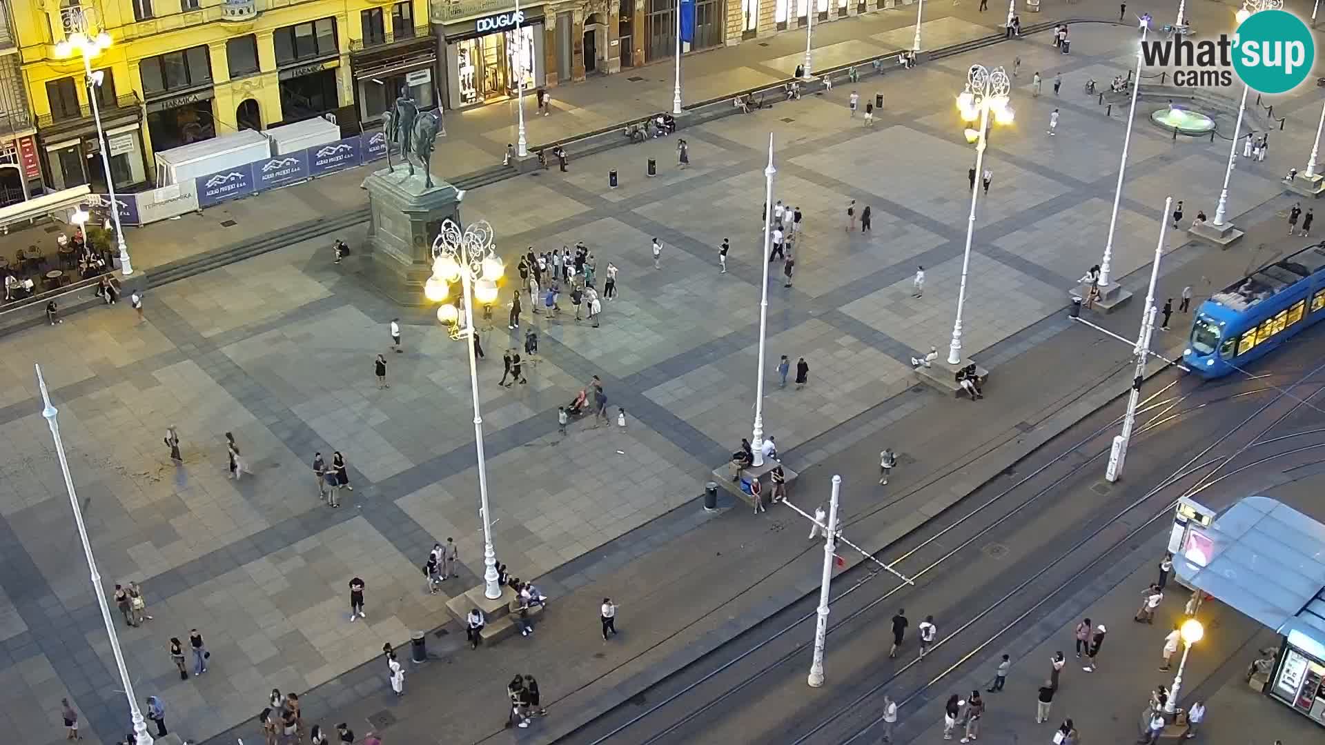 Plaza Ban Jelačić camera en vivo Zagreb – Hotel Dubrovnik