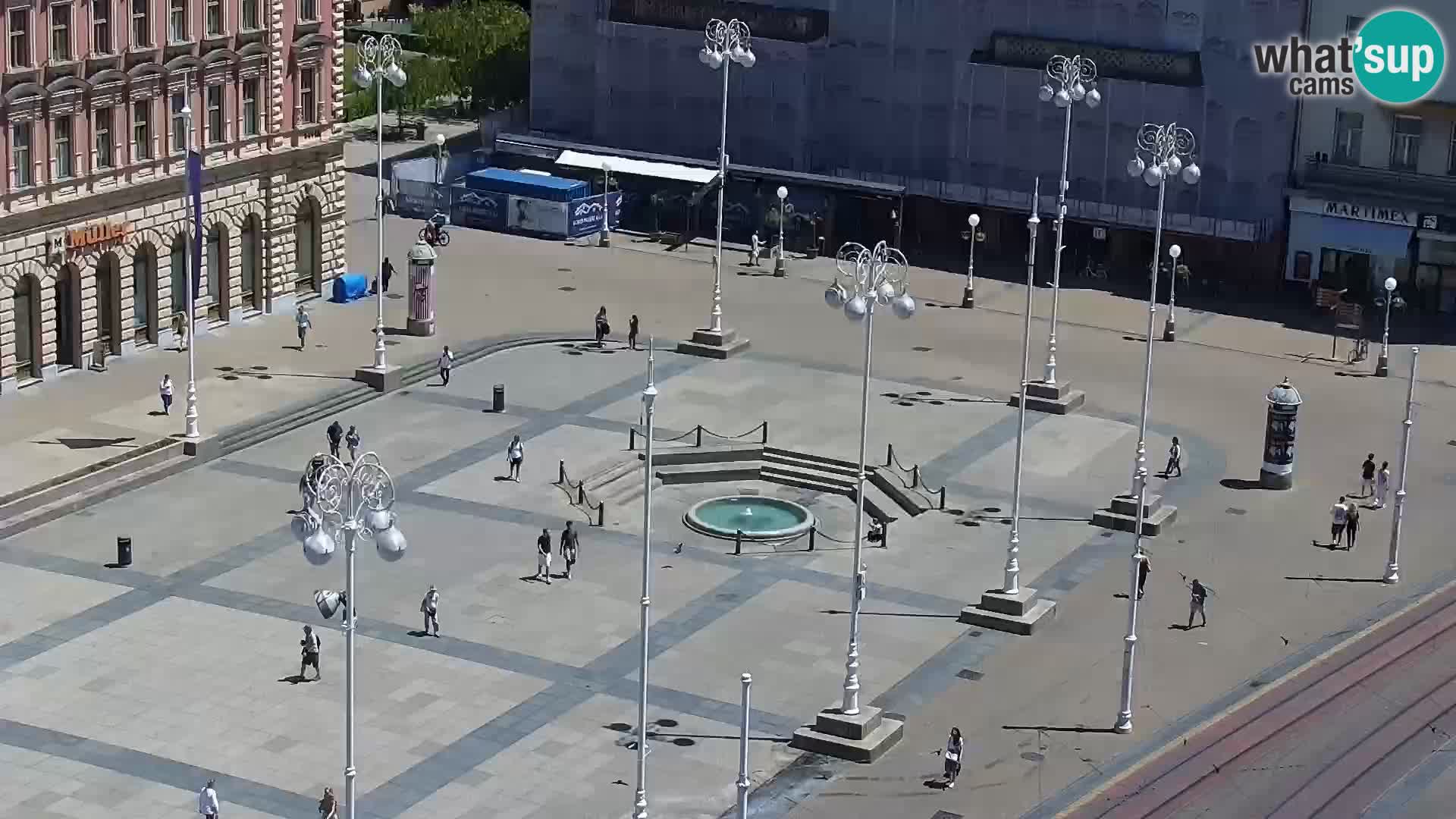 LIVE Webcam Zagreb Hotel Dubrovnik | Ban Jelačić square