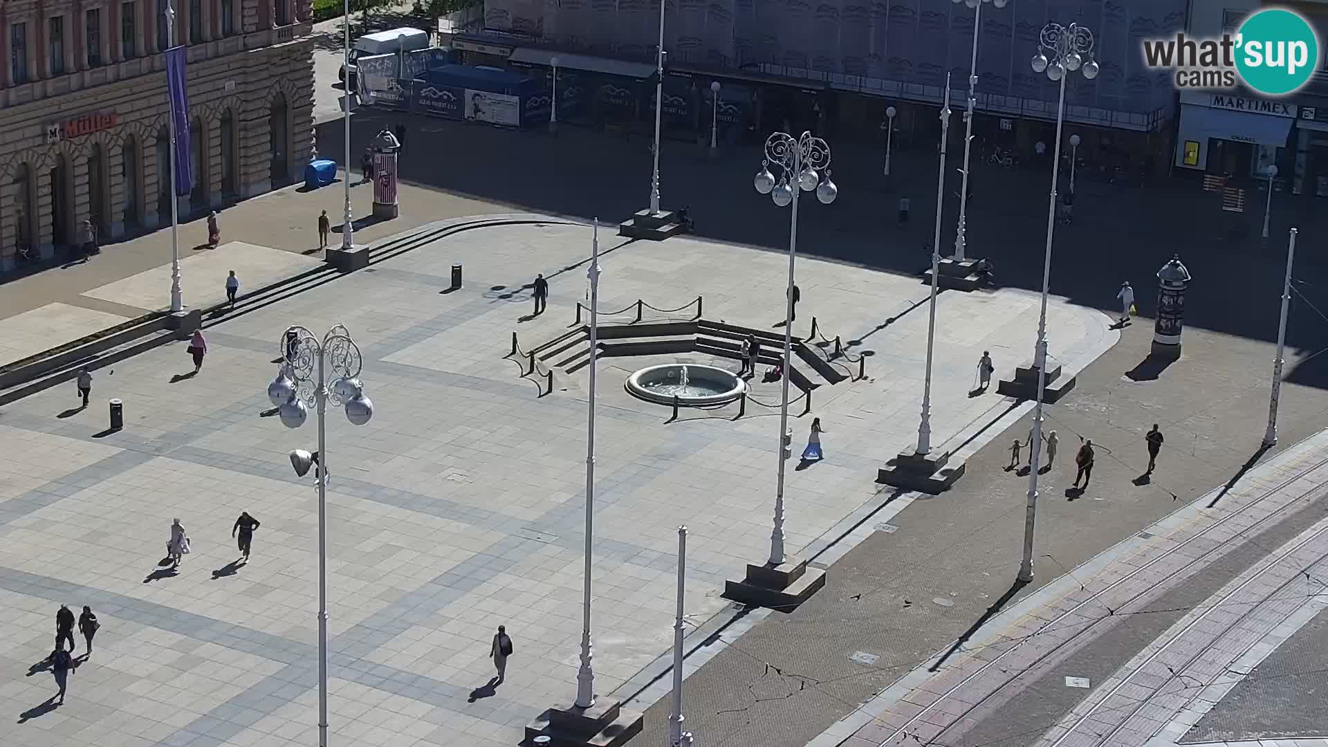 LIVE Webcam Zagreb Hotel Dubrovnik | Ban Jelačić square