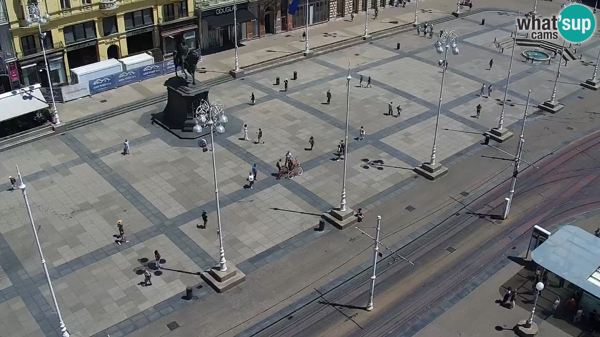 Piazza Ban Jelačić livecam Zagreb – Hotel Dubrovnik