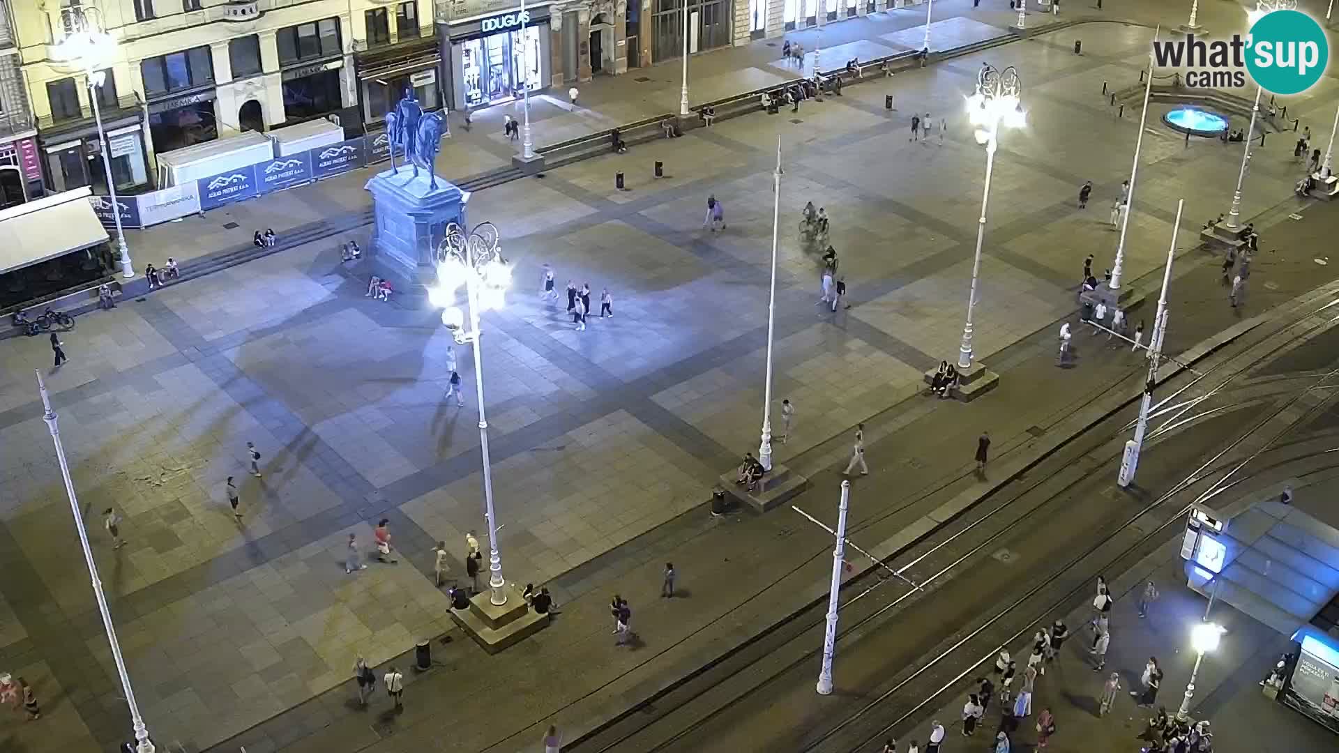 Plaza Ban Jelačić camera en vivo Zagreb – Hotel Dubrovnik