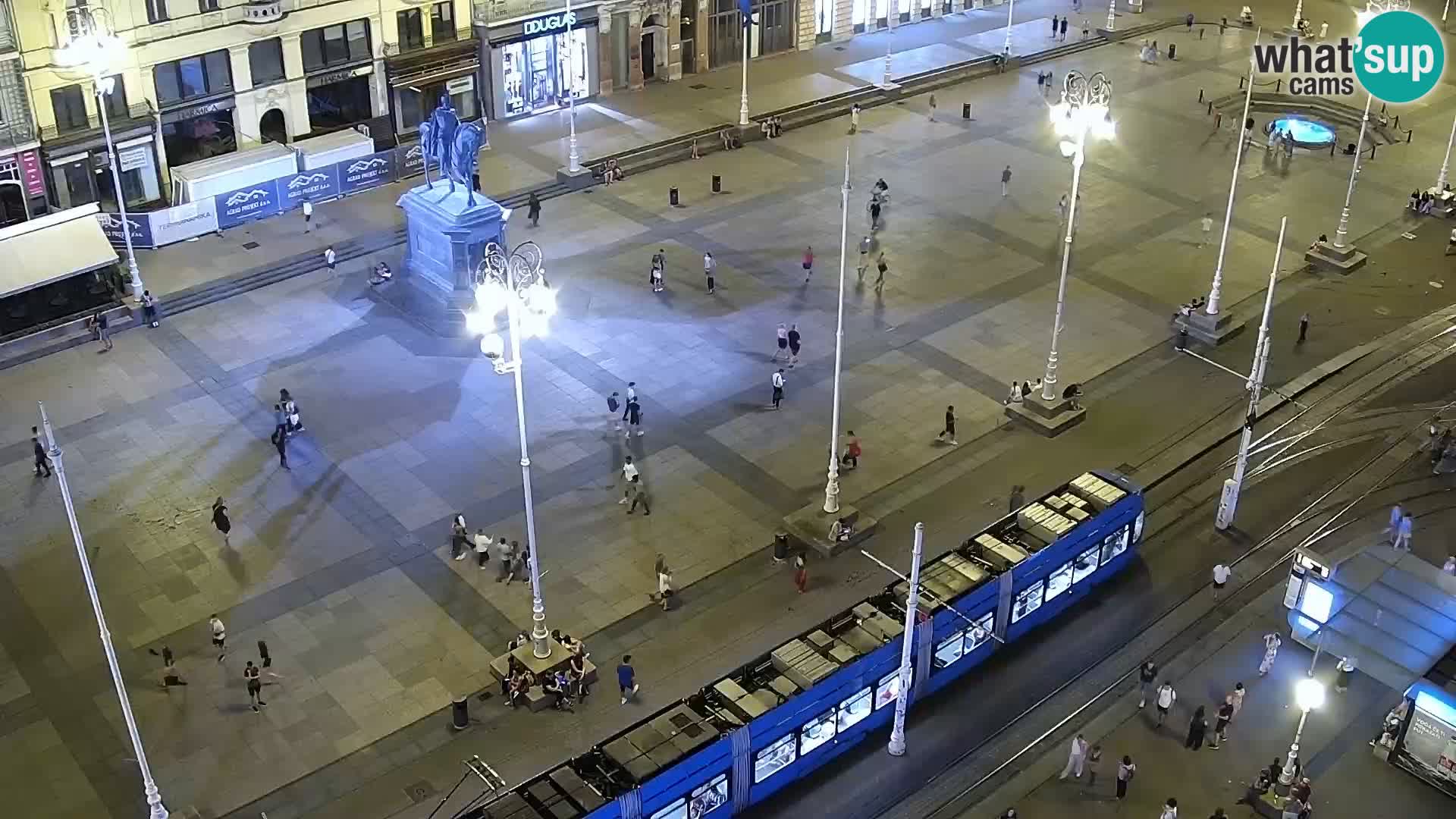 Ban Jelačić Platz  Live webcam Zagreb – Hotel Dubrovnik