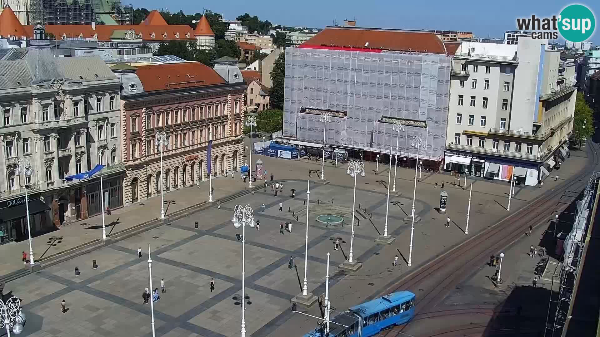 Ban Jelačić Platz  Live webcam Zagreb – Hotel Dubrovnik