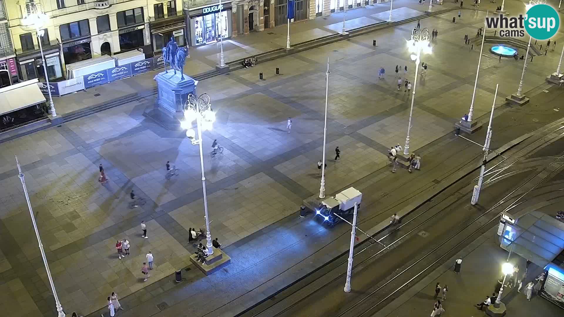 Kamera v živo Zagreb – Trg Bana Jelačića