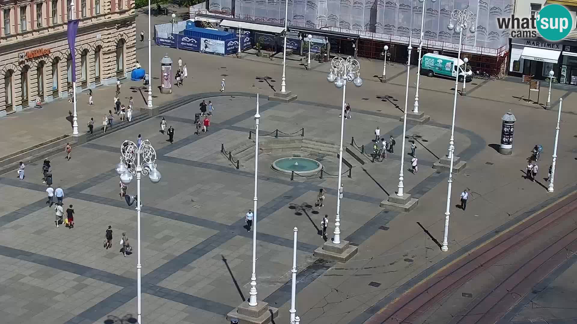 Ban Jelačić live cam Zagreb – Hotel Dubrovnik