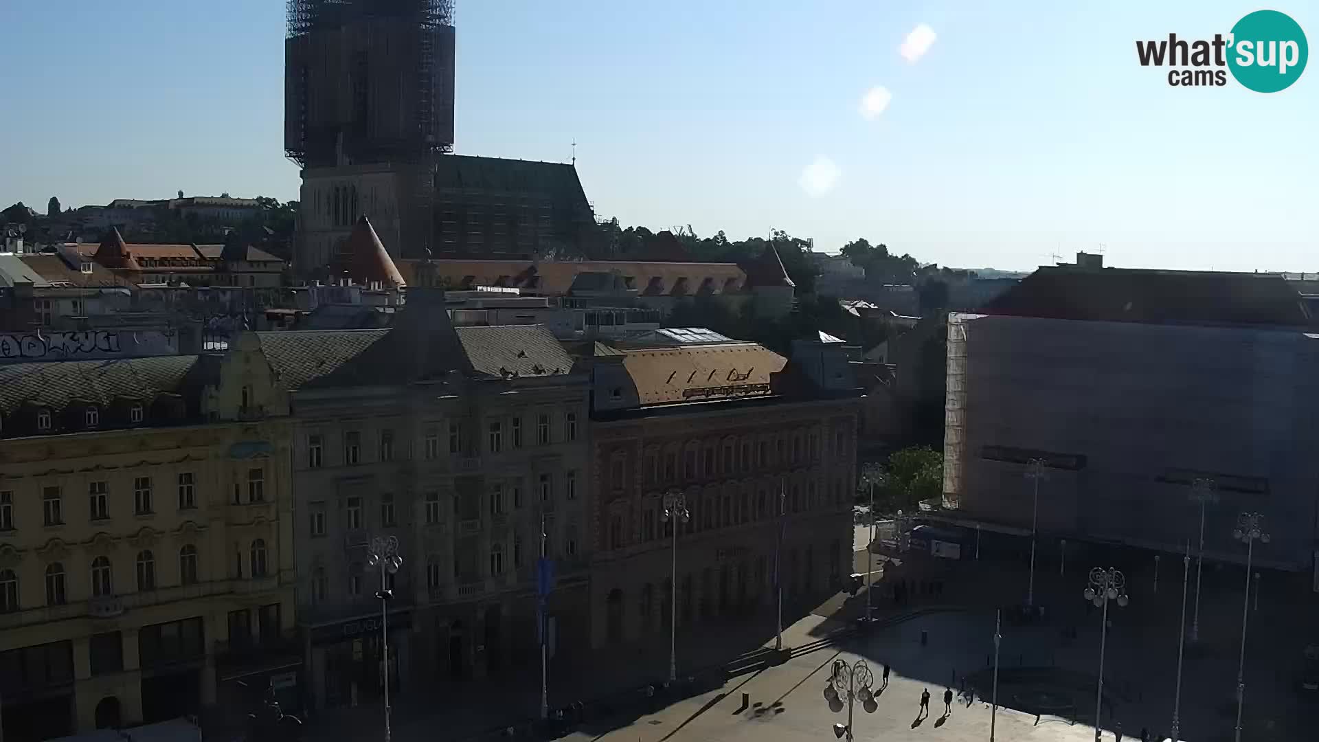 Zagreb – Bana Jelačića square panorama